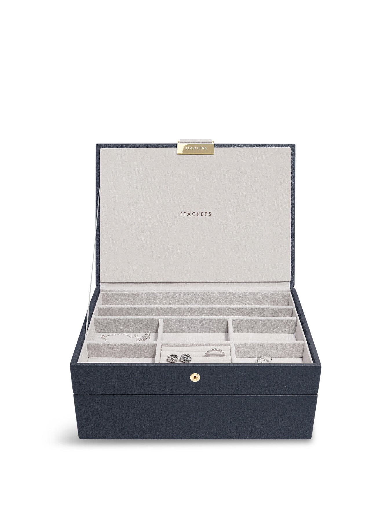 Classic Set of 2 Jewellery Box Navy