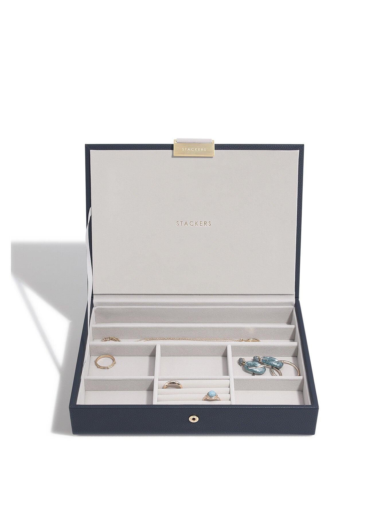 Classic Set of 2 Jewellery Box Navy
