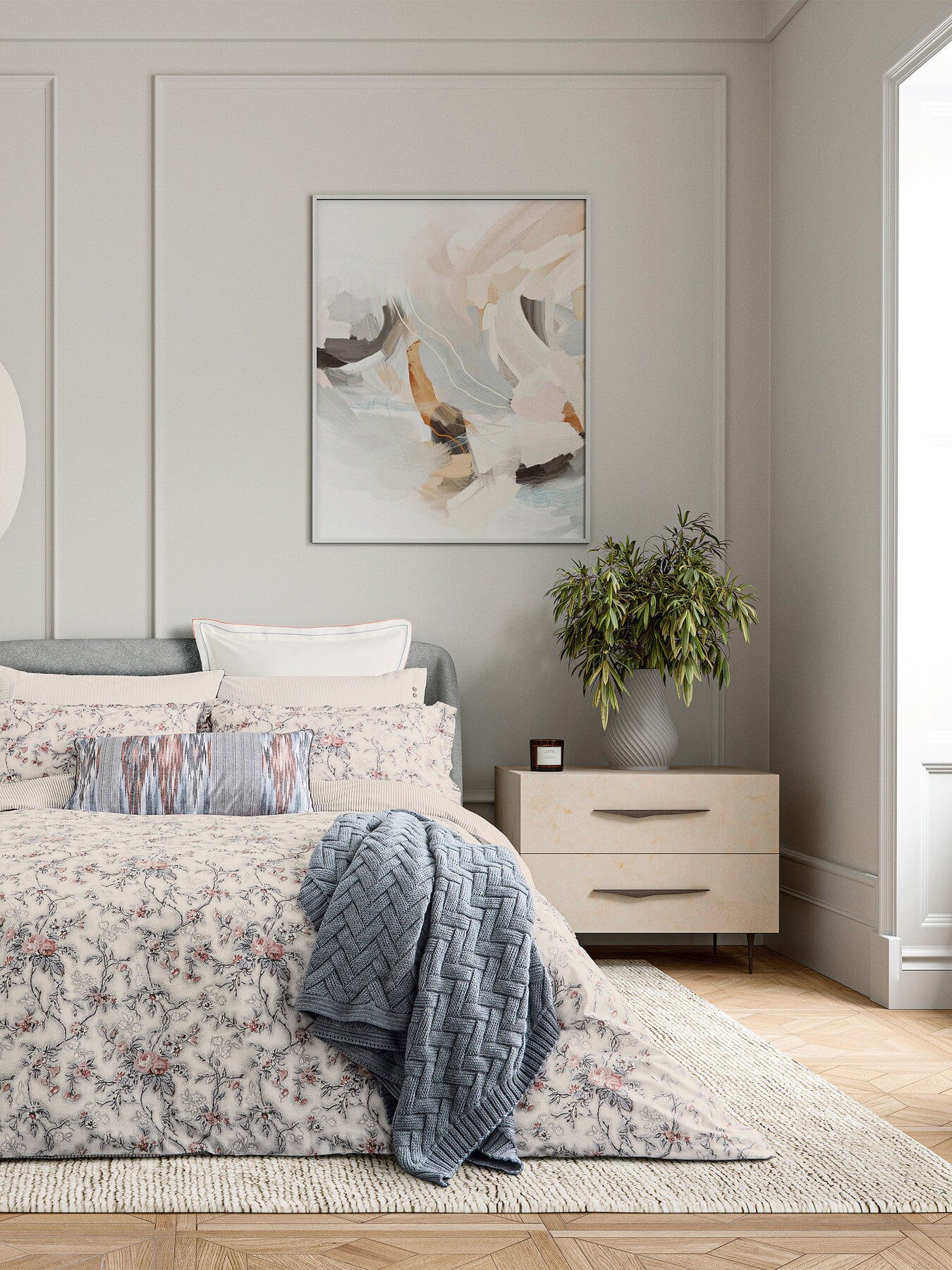 Estelle Pink Duvet Cover Set