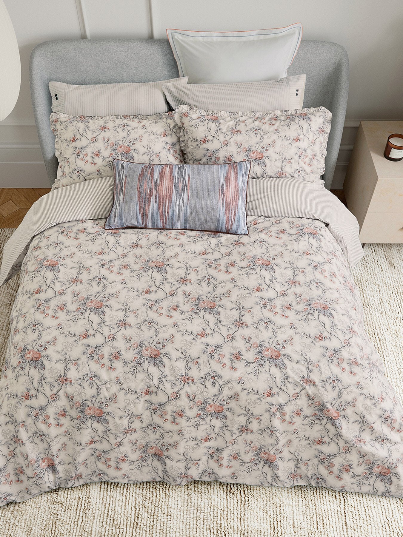 Estelle Pink Duvet Cover Set
