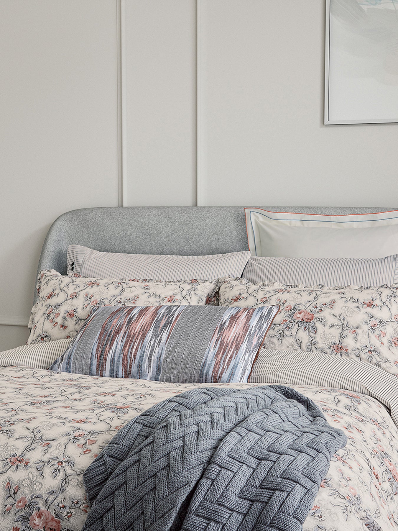 Estelle Chambray Acrylic Throw