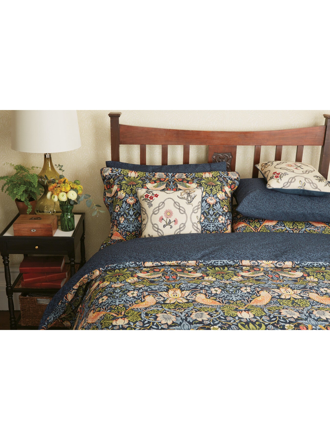 Strawberry Thief Pillowcase Pair