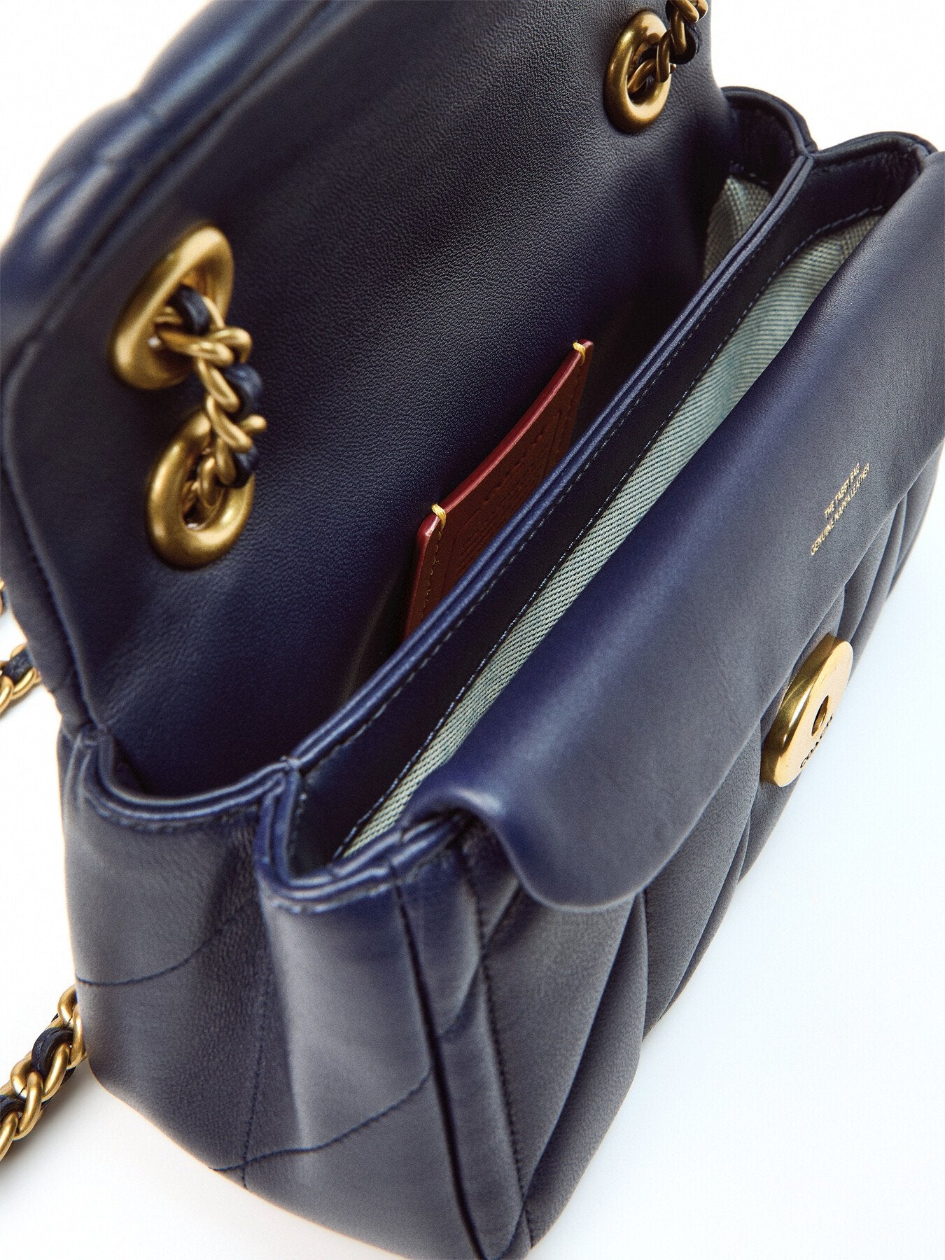 Quilted Tabby Shoulder Bag 20 Dark Navy – Fenwick