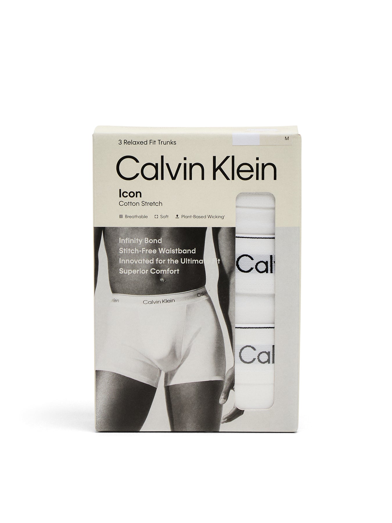 3 Pack Icon Cotton Stretch