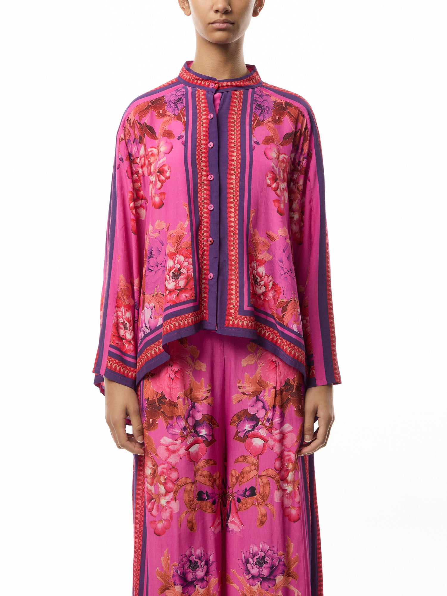 Alisa Pink Co-ord Shirt