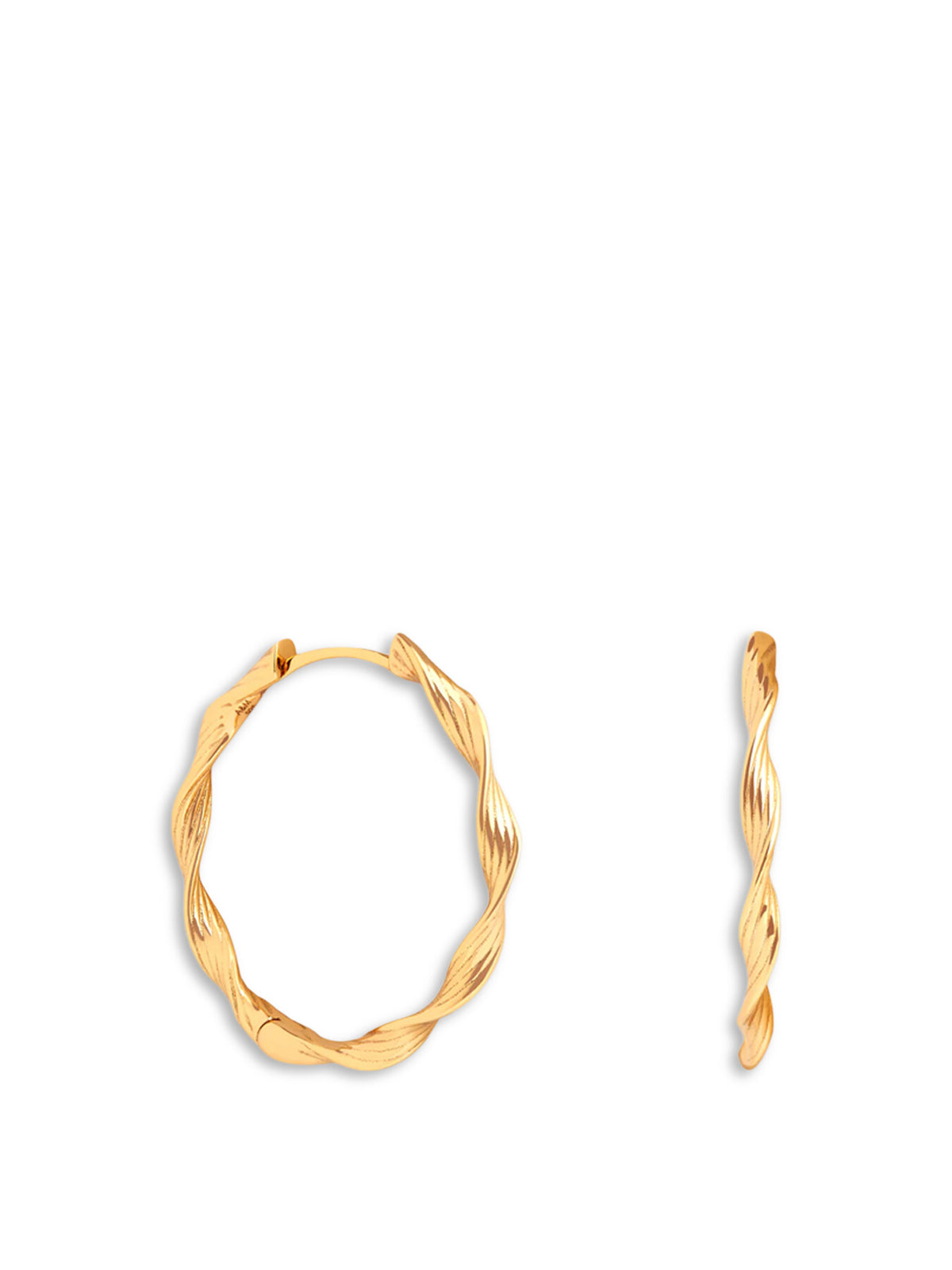 Twist Hoop Earrings