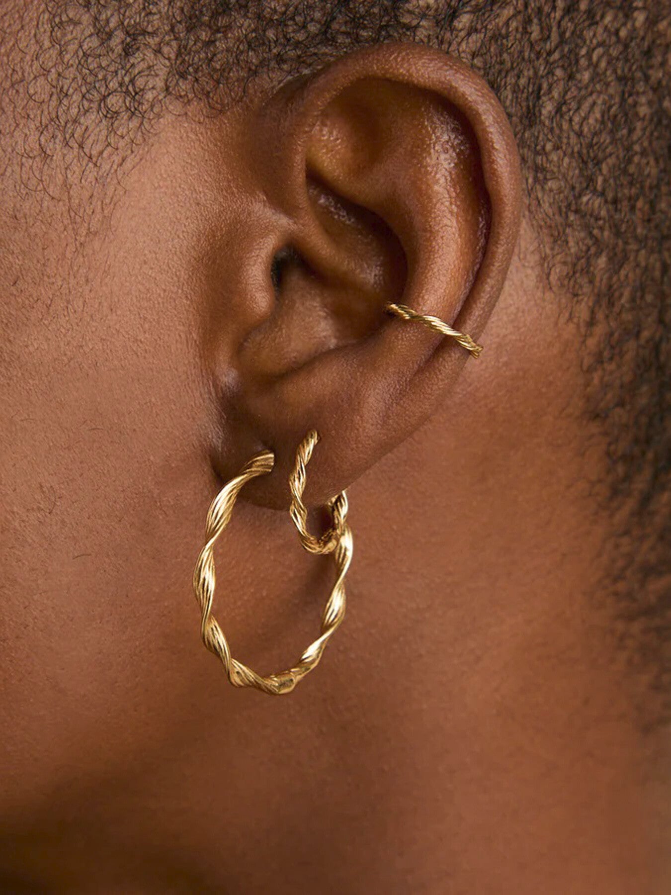 Twist Hoop Earrings