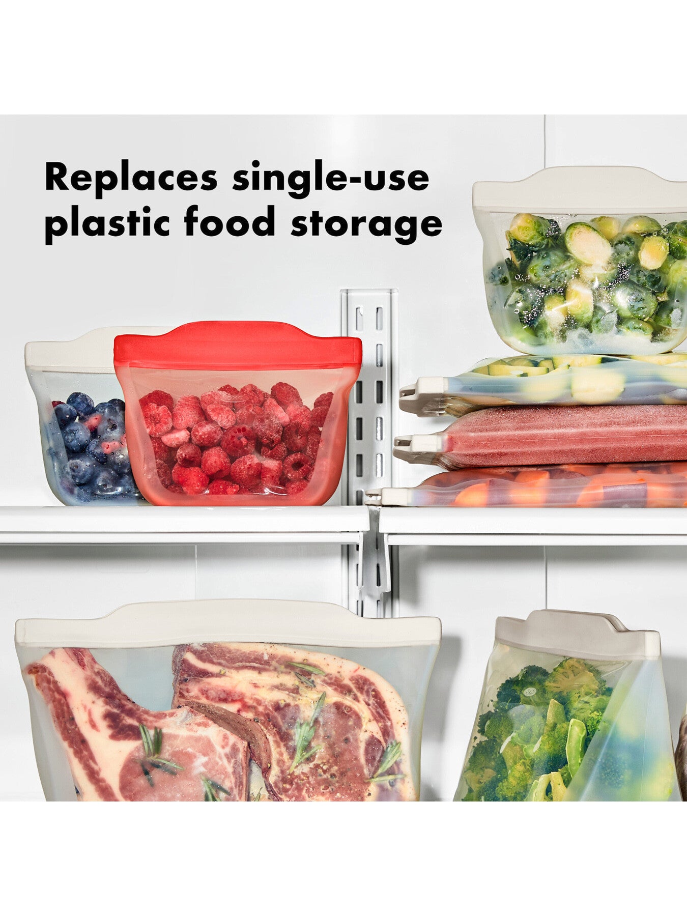 Silicone Reusable Half Gallon Bag