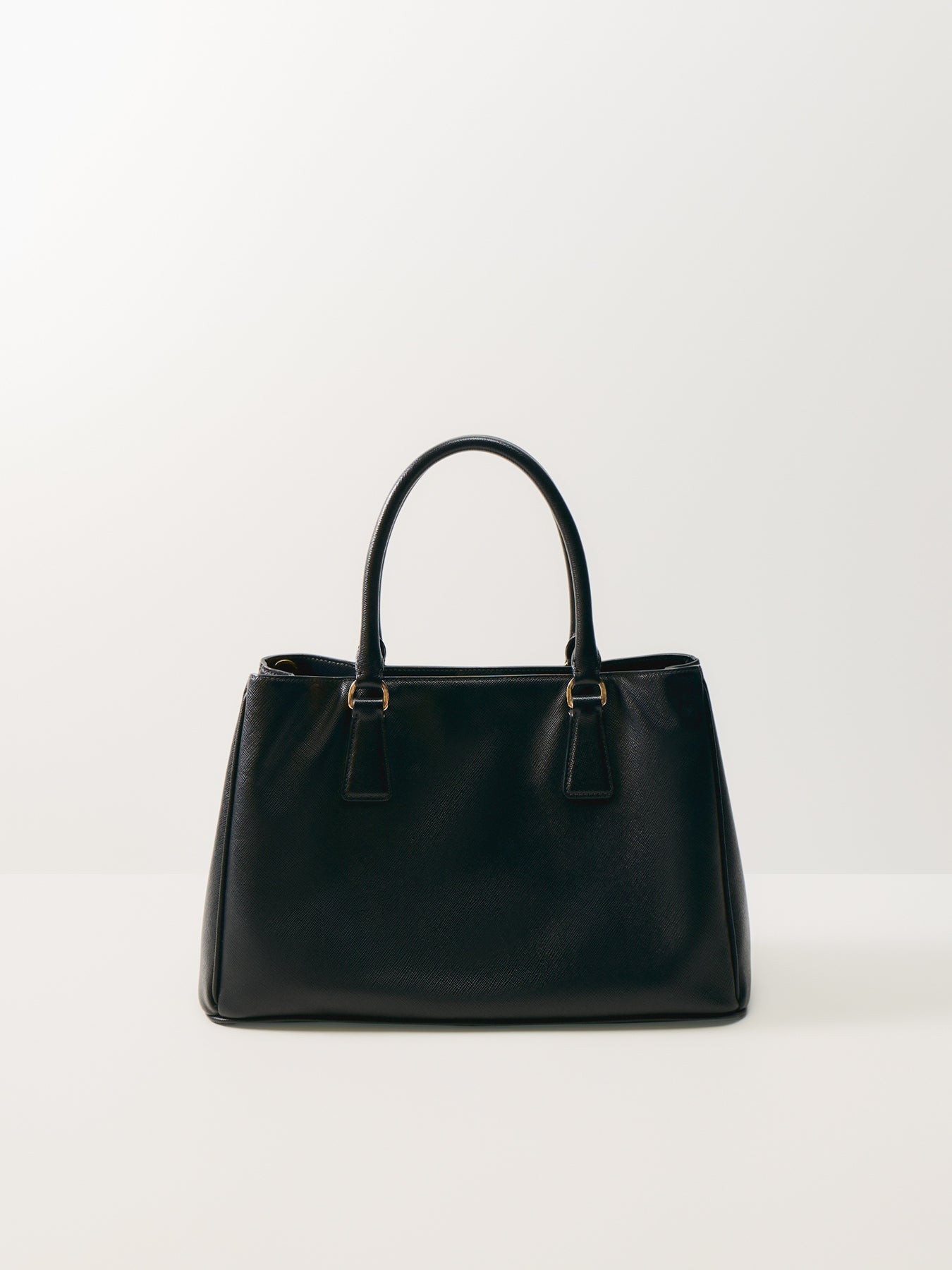 Vintage Prada Saffiano Executive Tote Medium Black