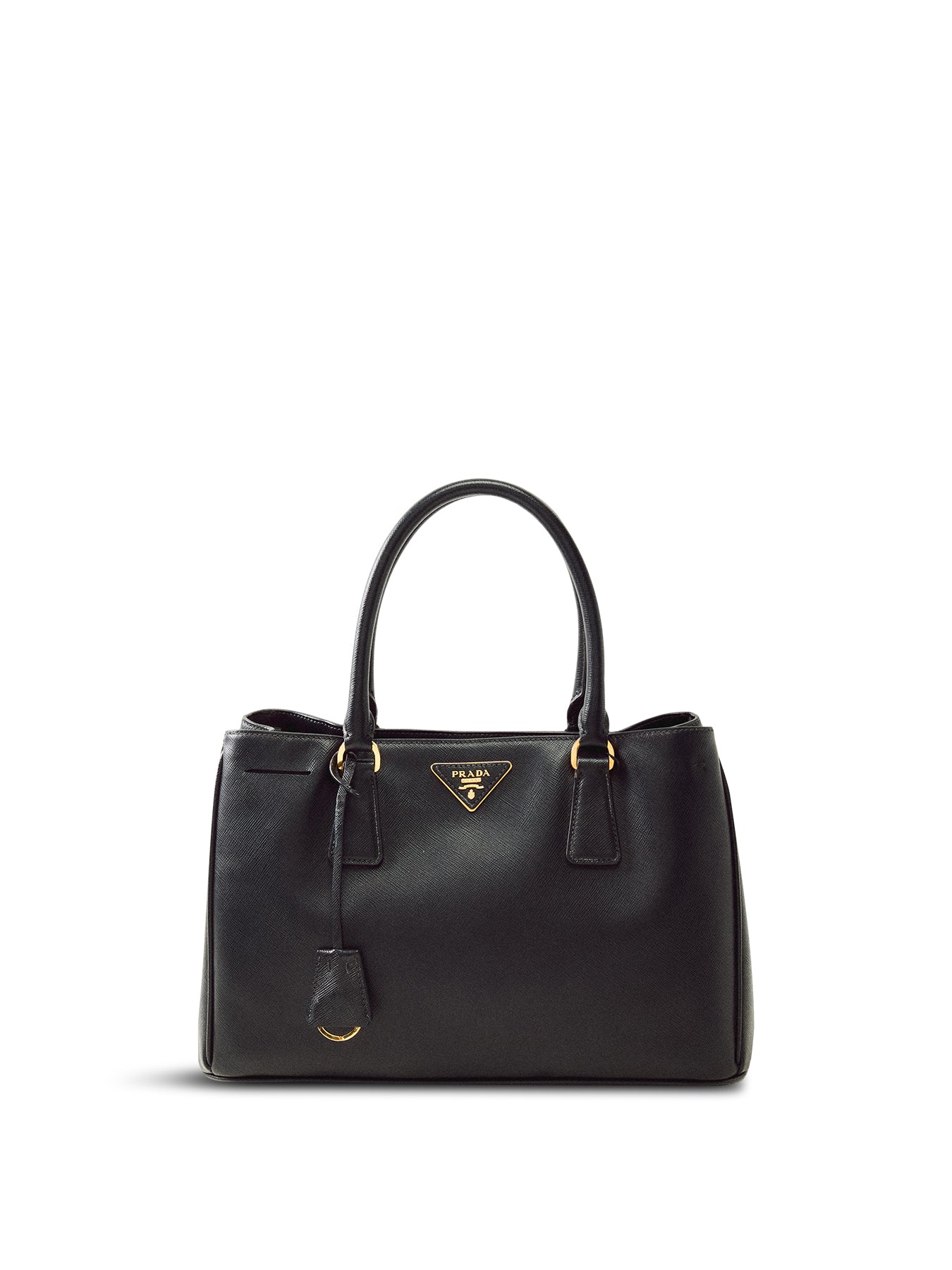 Vintage Prada Saffiano Executive Tote Medium Black
