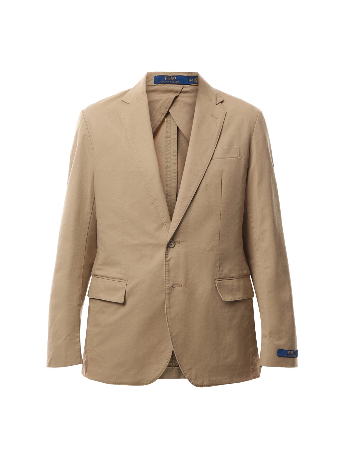 Cotton Stretch Chino Suit Jacket Monument Tan