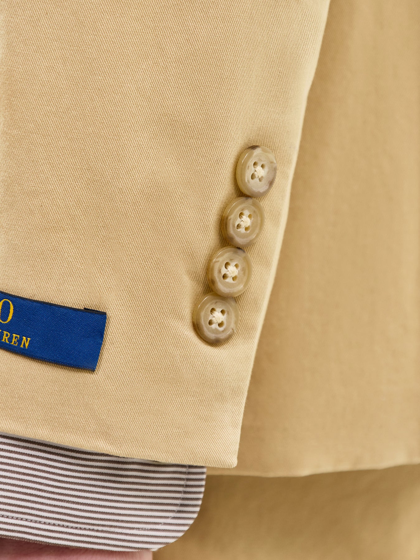 Cotton Stretch Chino Suit Jacket Monument Tan