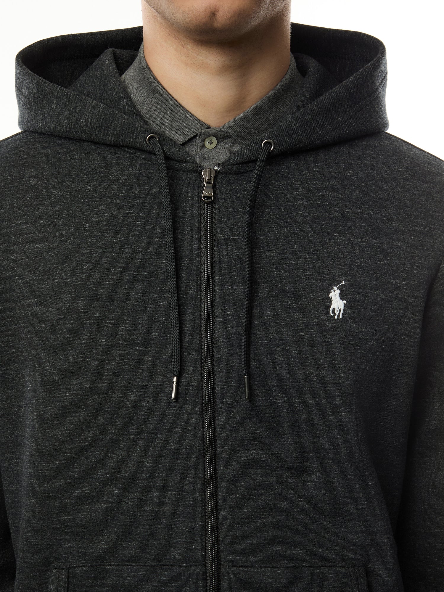 Double Knit Zip Through Hoodie