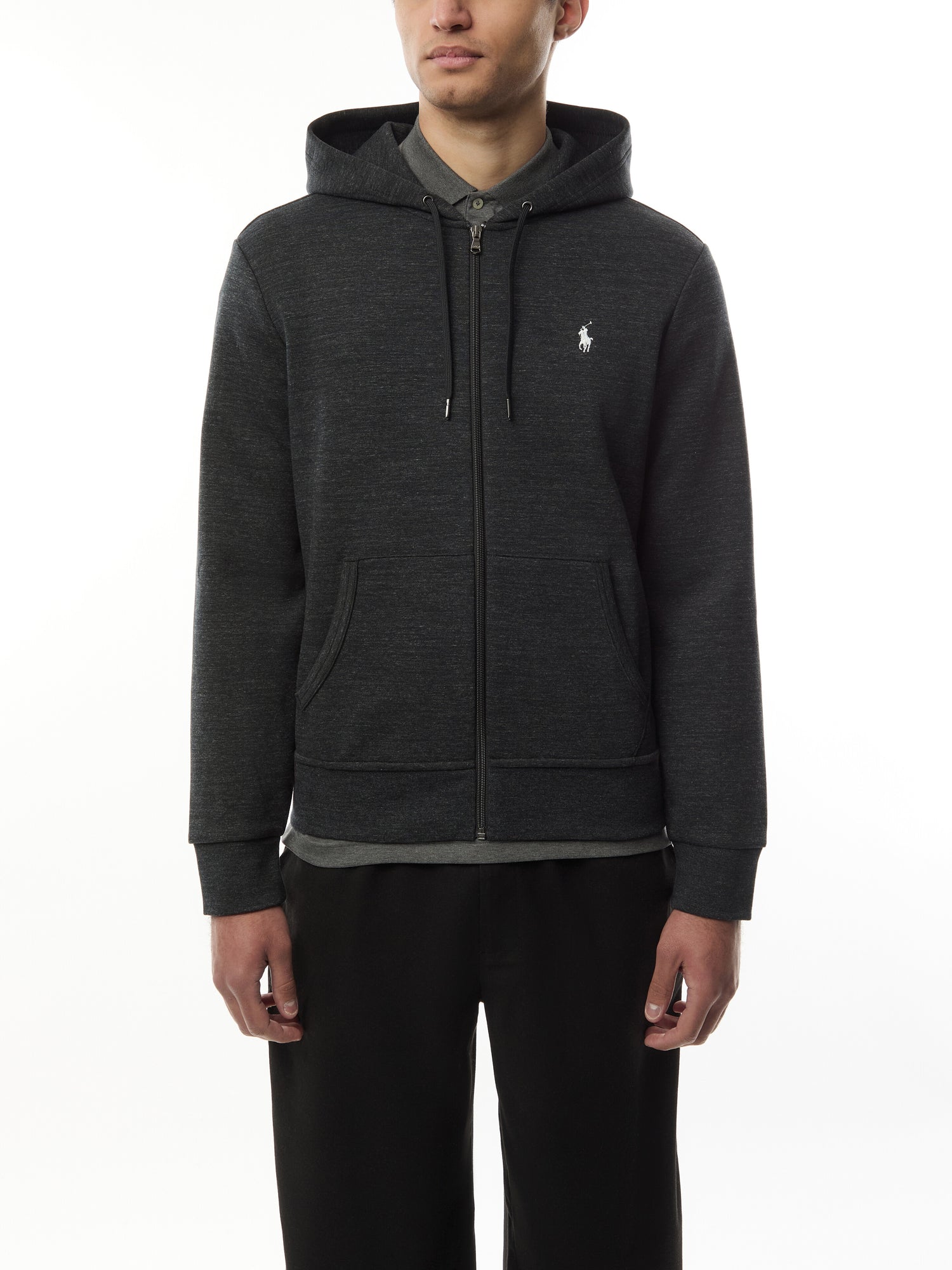 Double Knit Zip Through Hoodie