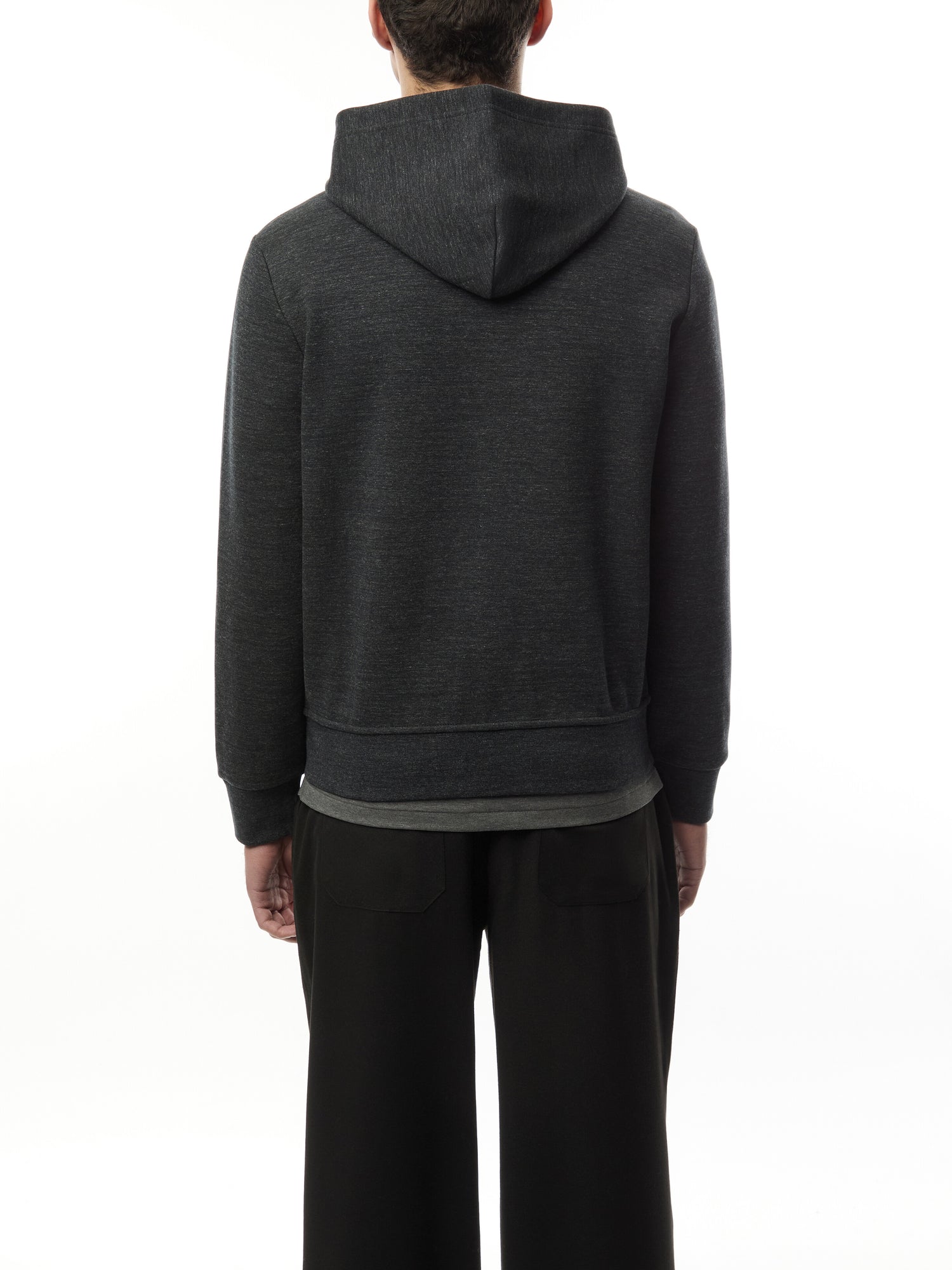 Double Knit Zip Through Hoodie