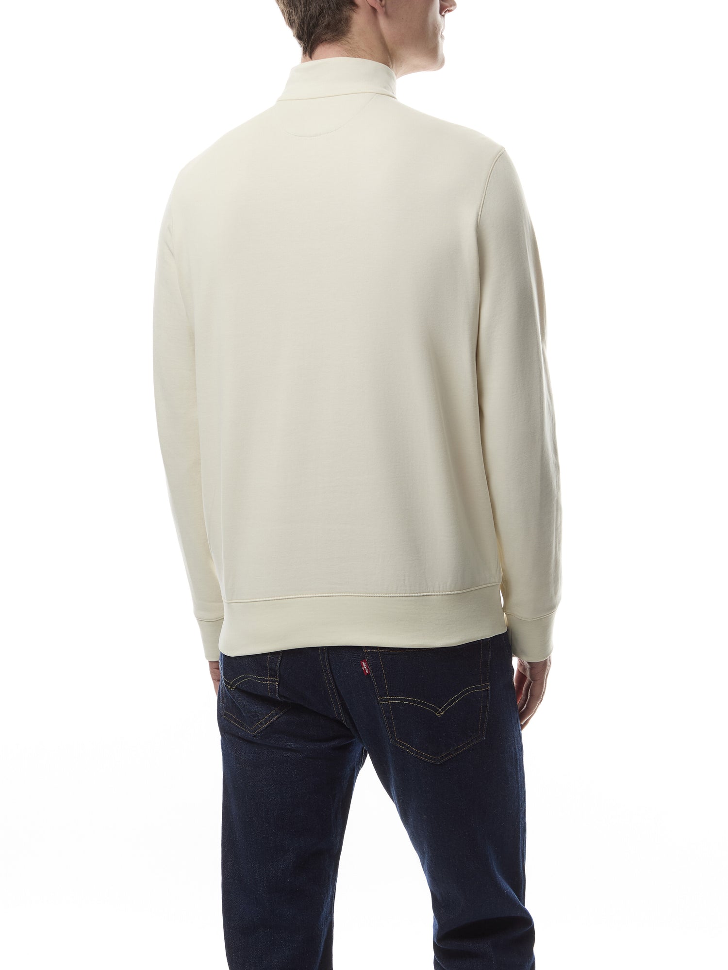 Double Knit Quarter Zip Sweatshirt