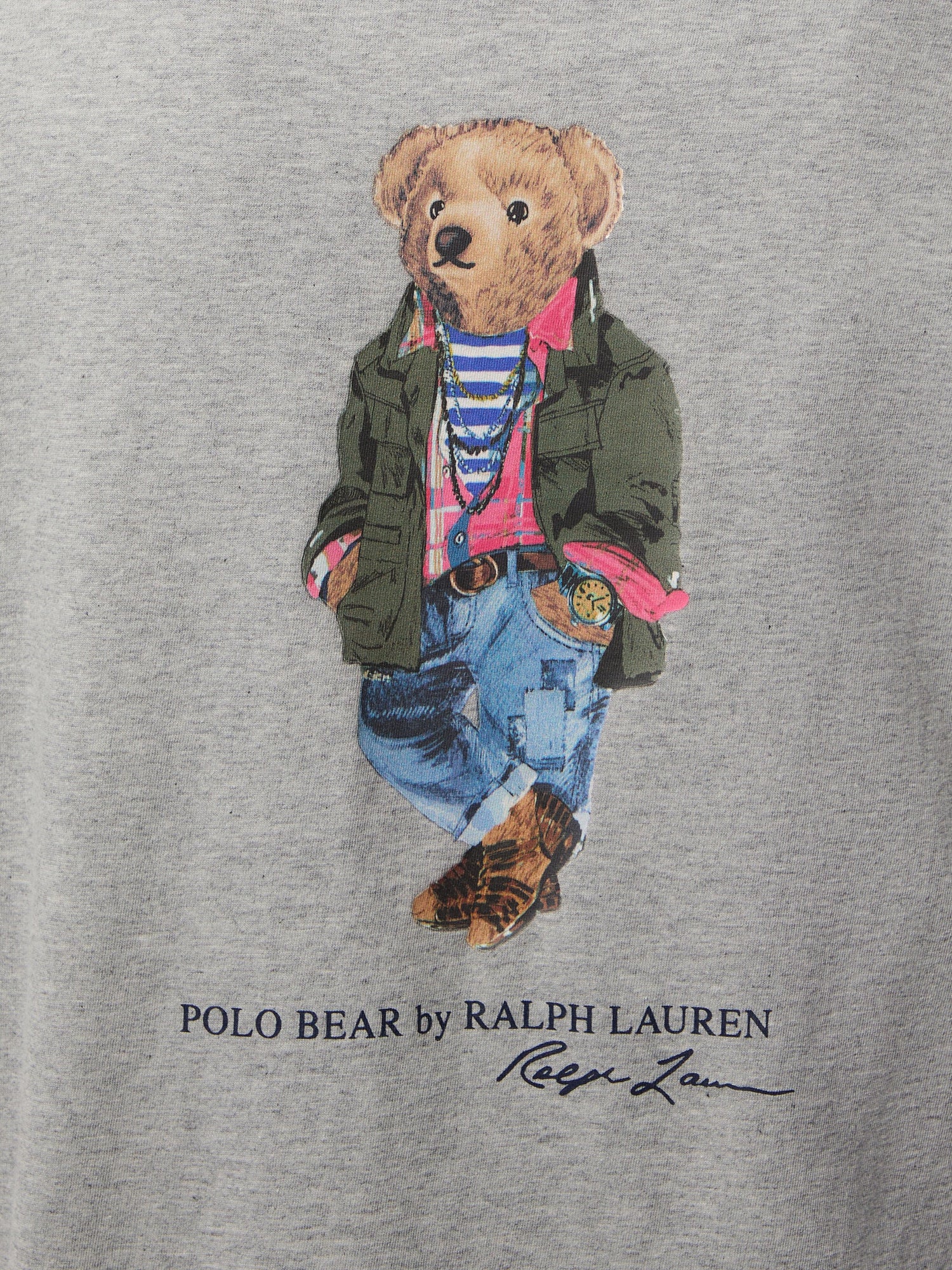 Explorer Bear On The Back T Shirt