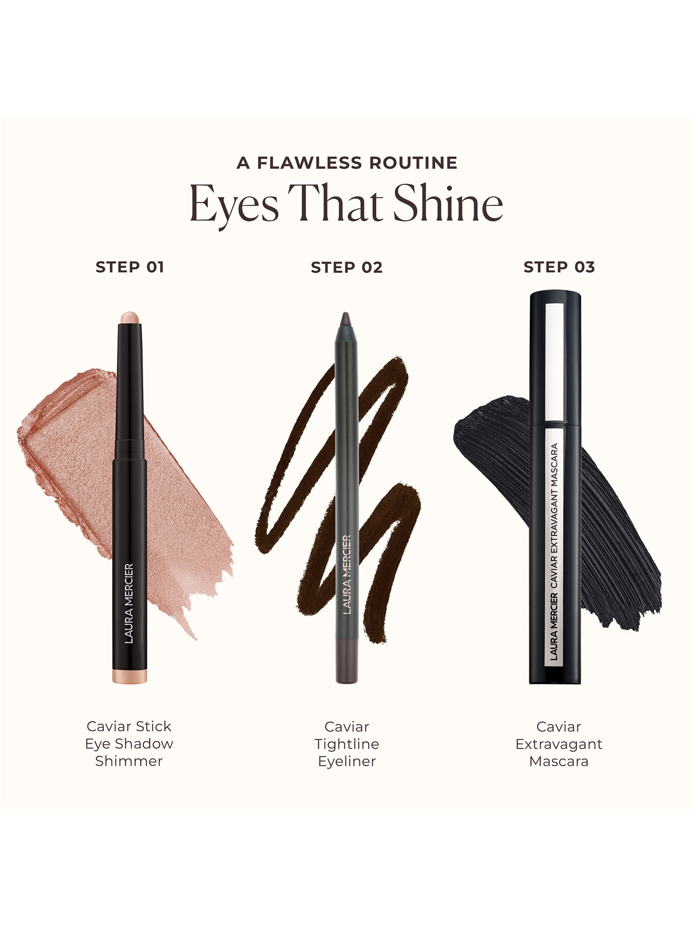 Caviar Stick Eye Shadow Shimmer & Roseglow