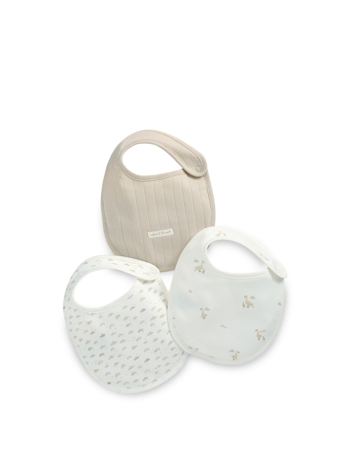 Duckling Bib Set 3 Pack Cloud