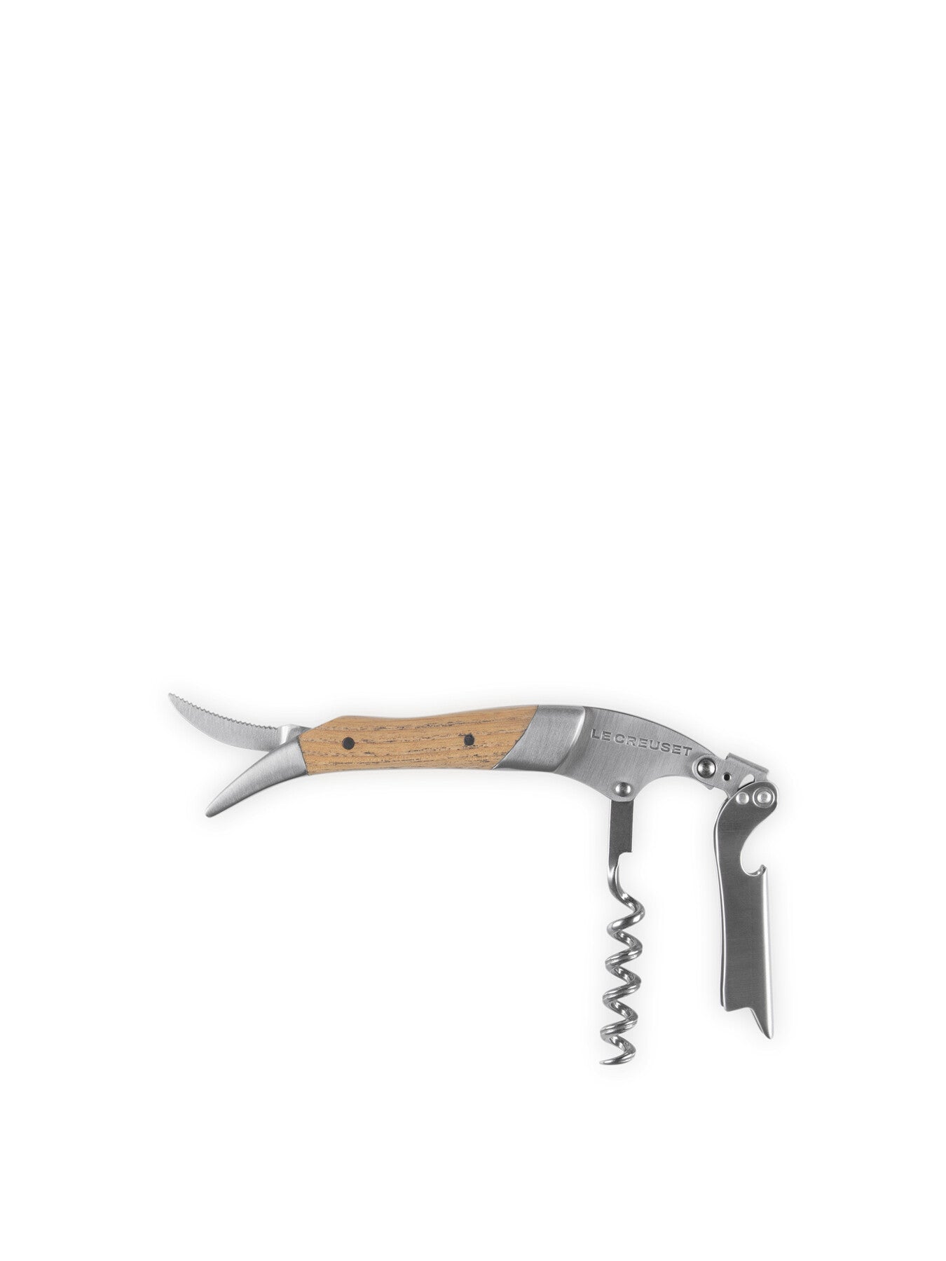 Premium Waiter's Corkscrew with Oak Wood Handle