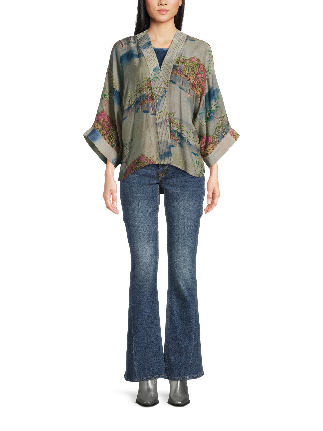 Oriental Landscape Kimono