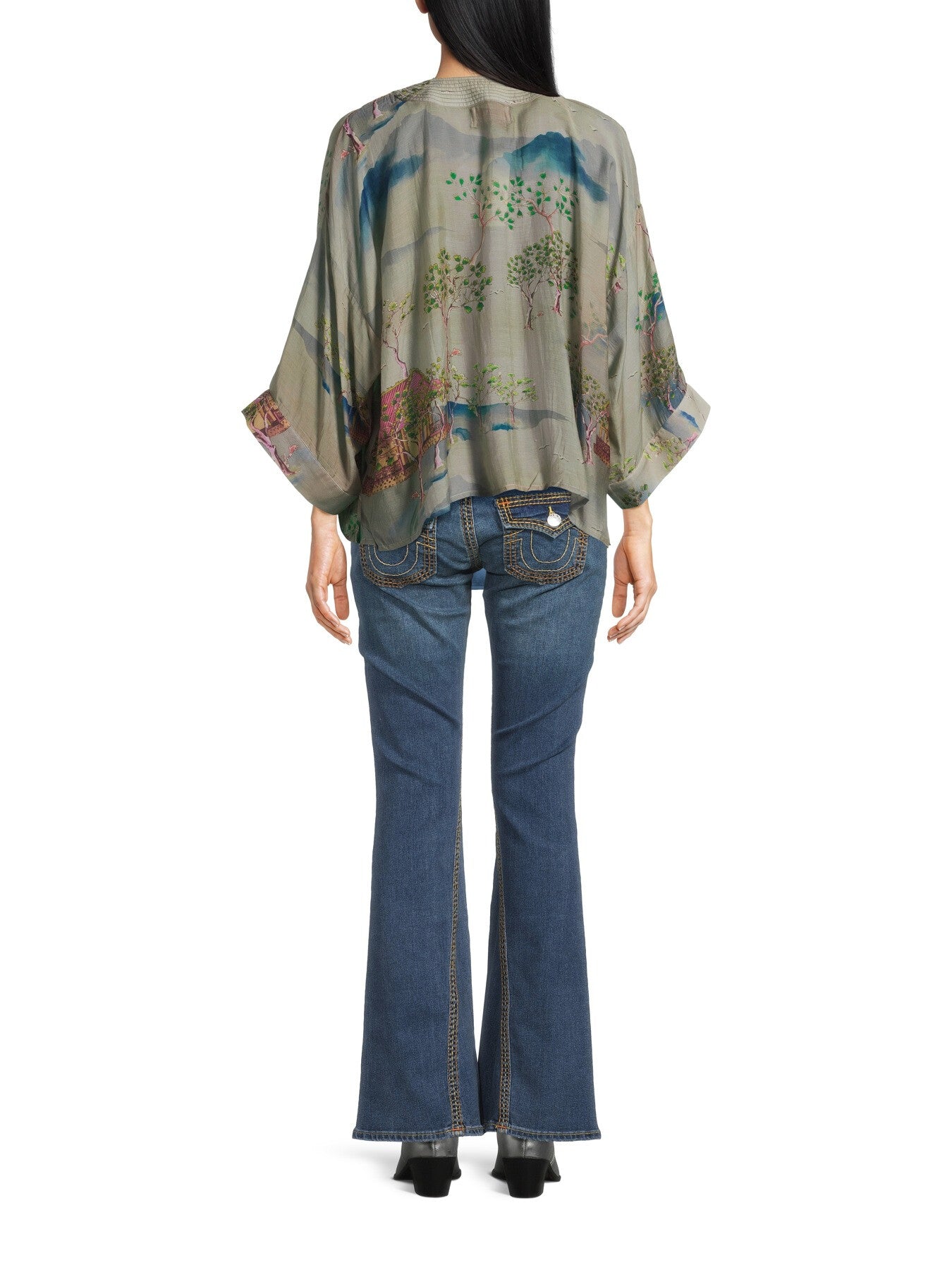 Oriental Landscape Kimono