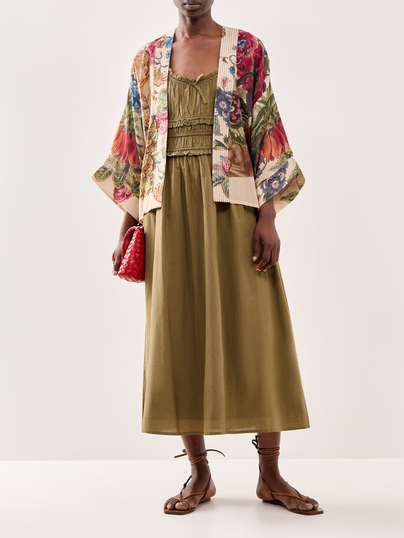 Short Kimono Primula Stone