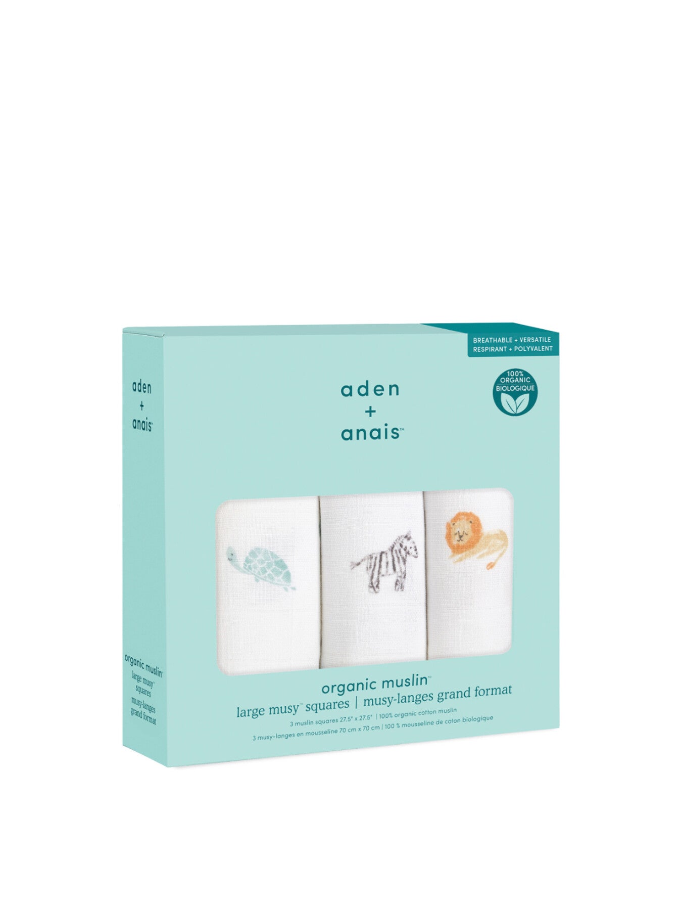 Classic Muslin Squares 3 Pack