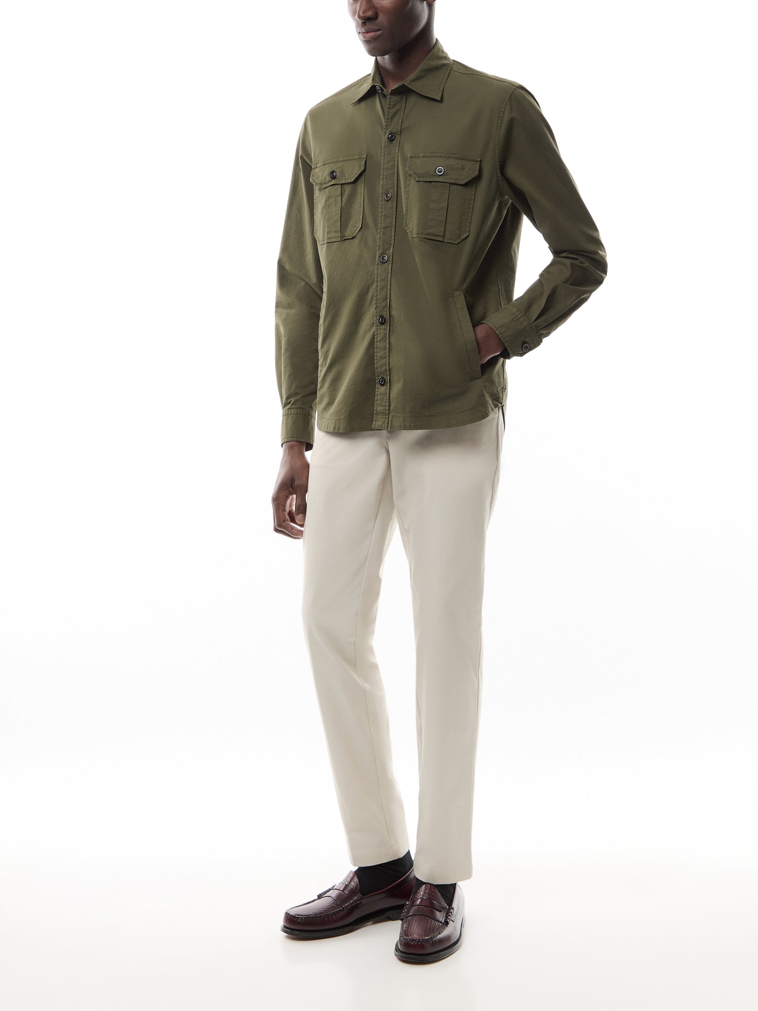 Brush Twill Over Shirt