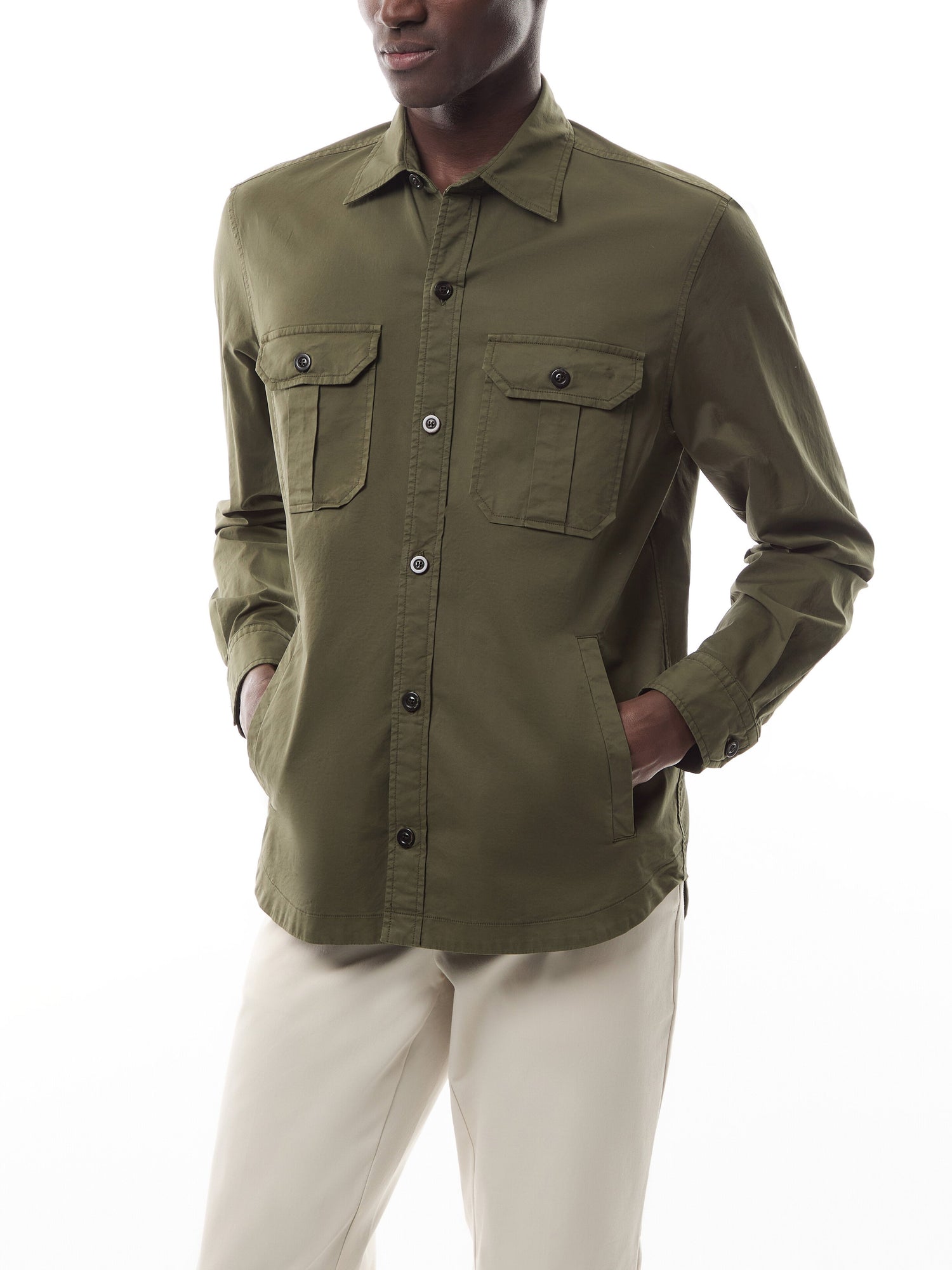 Brush Twill Over Shirt