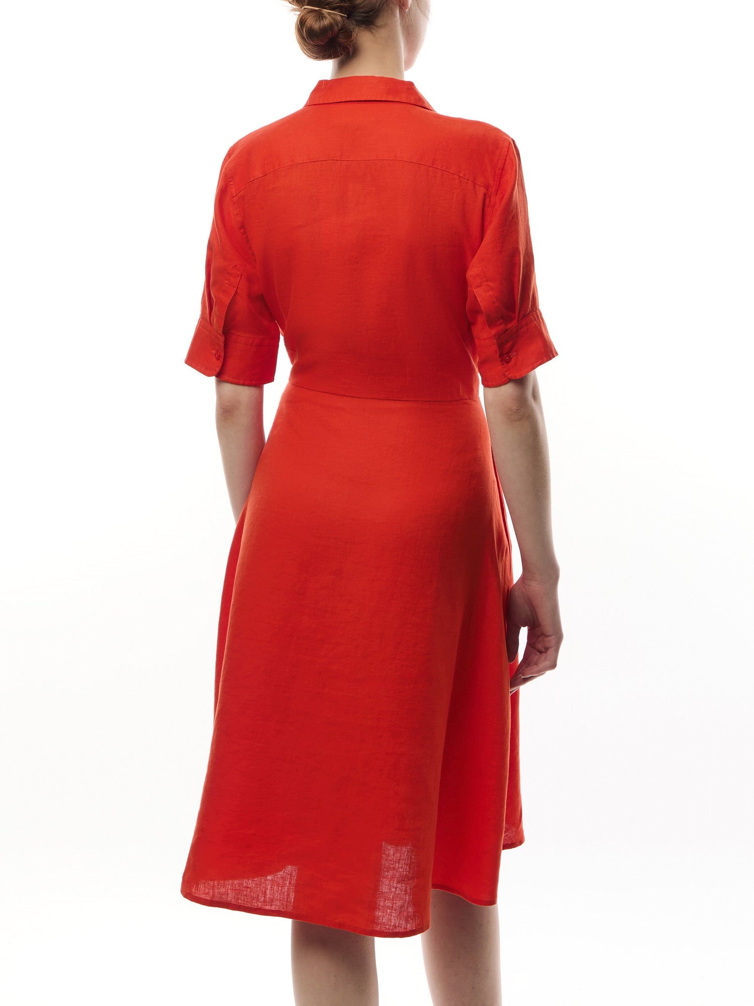 Wakana Elbow Sleeve Day Dress