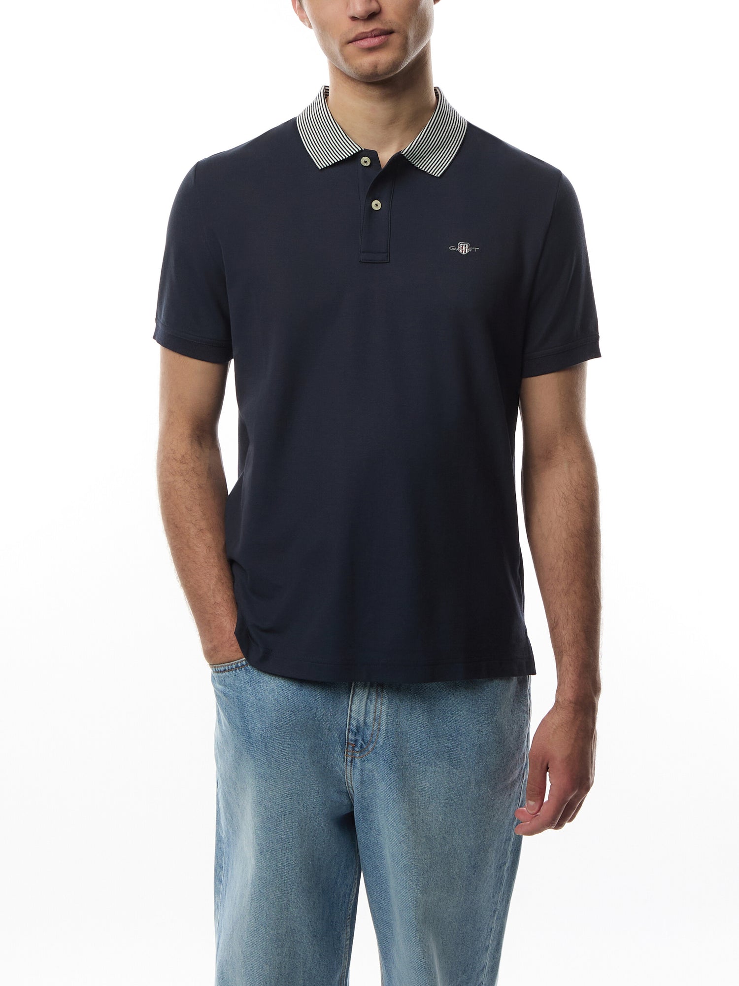 Tipping Detail Polo Shirt