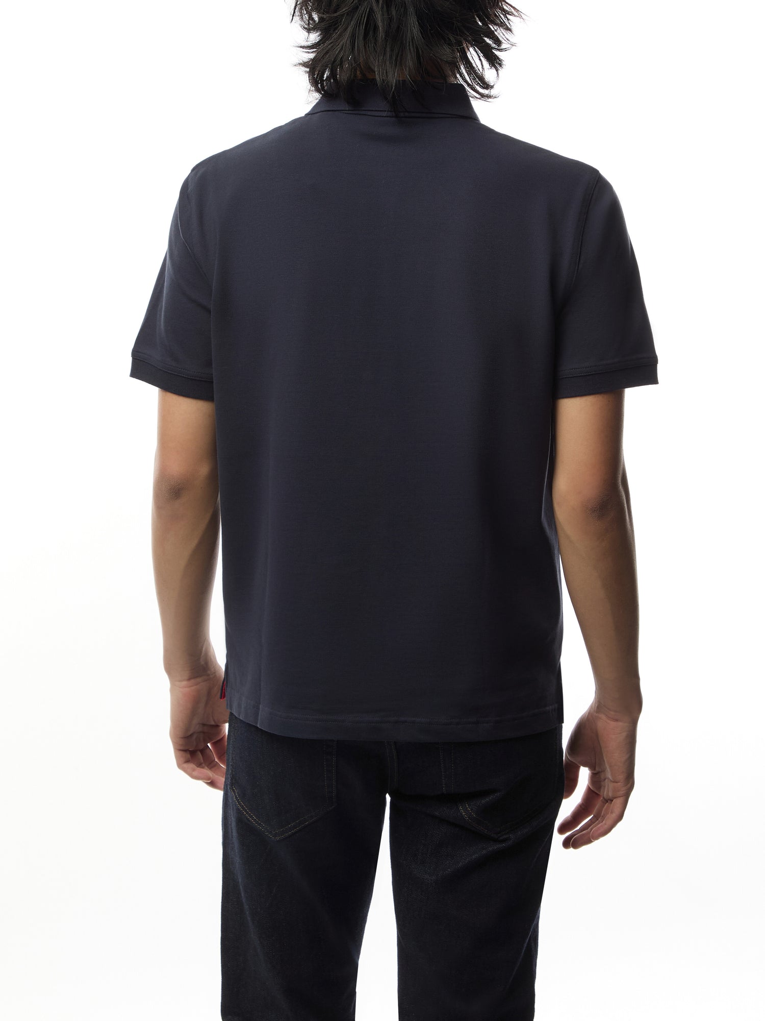 Contrast Piqué Polo Shirt