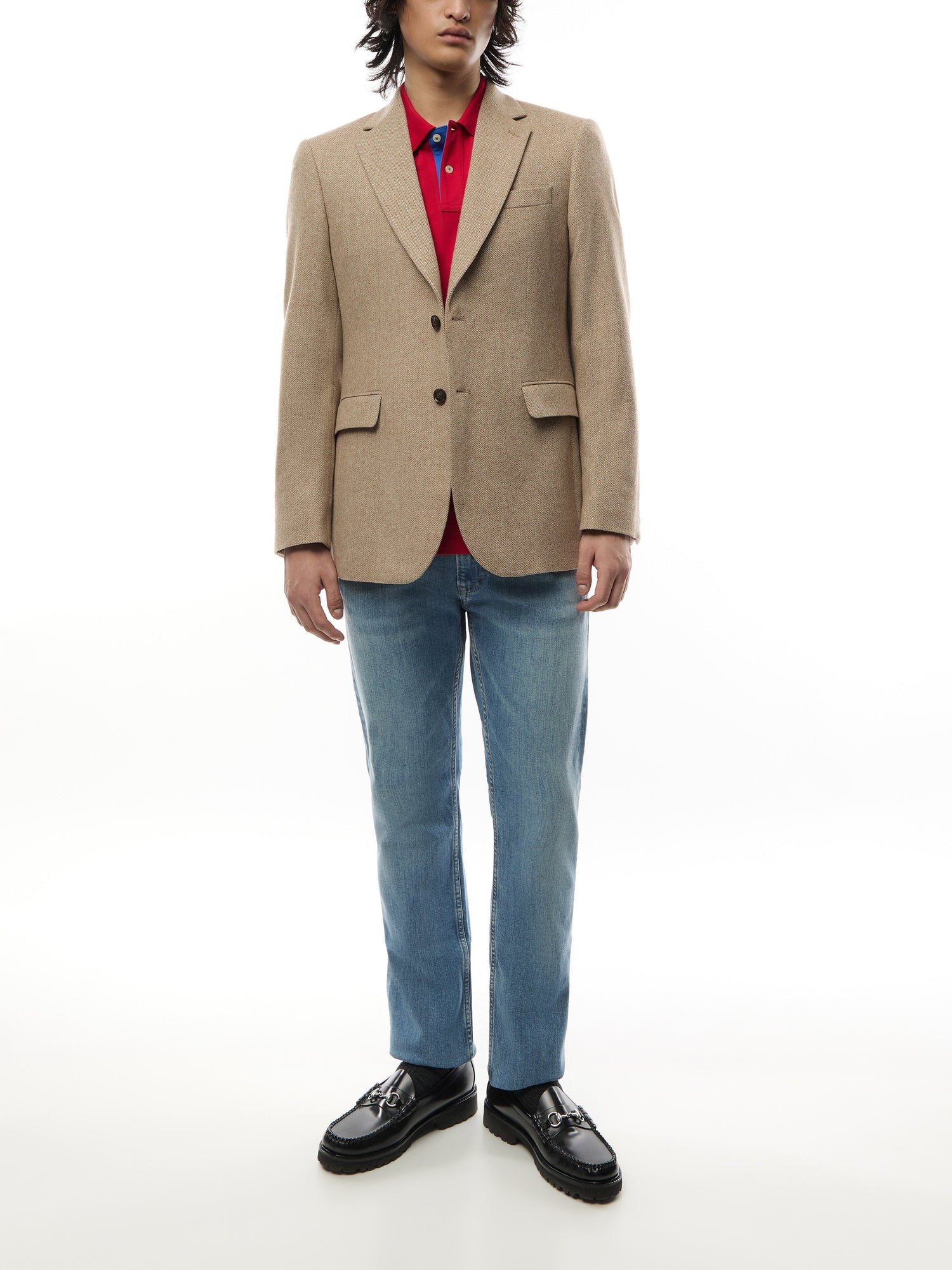 Contrast Piqué Polo Shirt