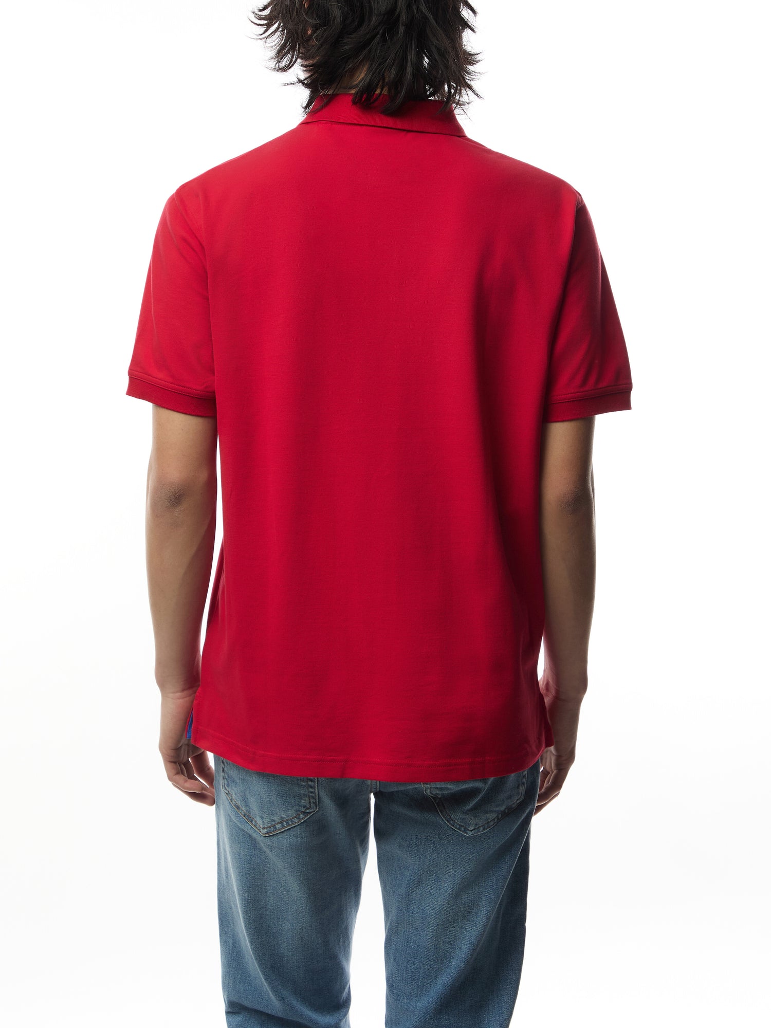 Contrast Piqué Polo Shirt