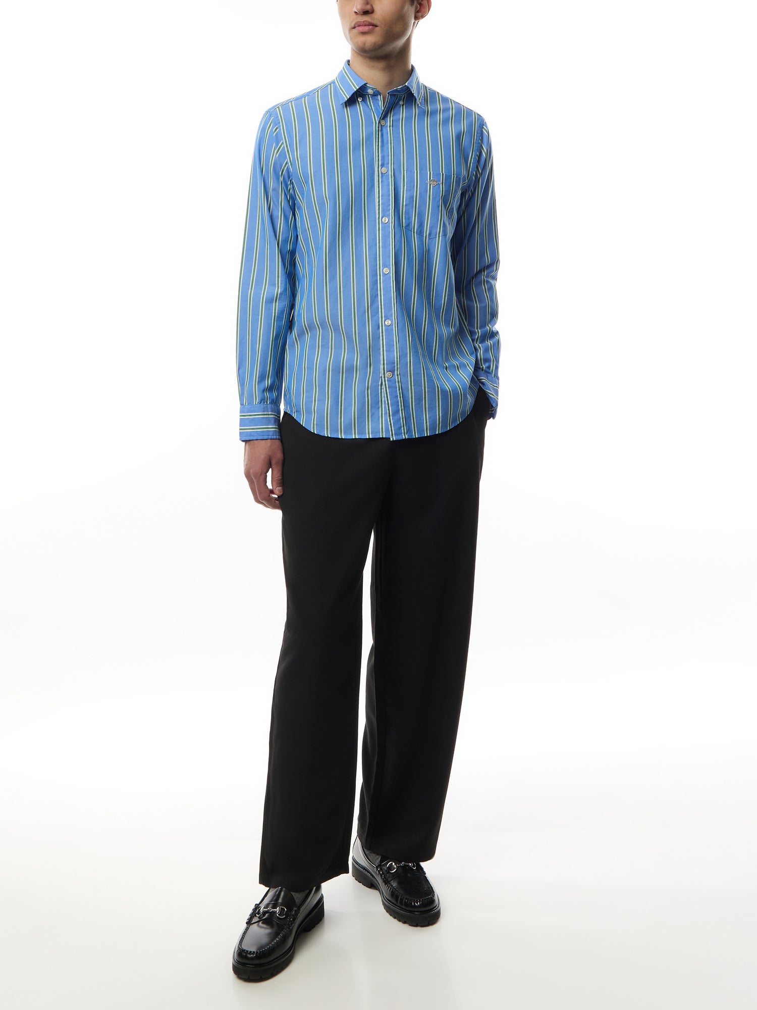 Classic Poplin Stripe Shirt