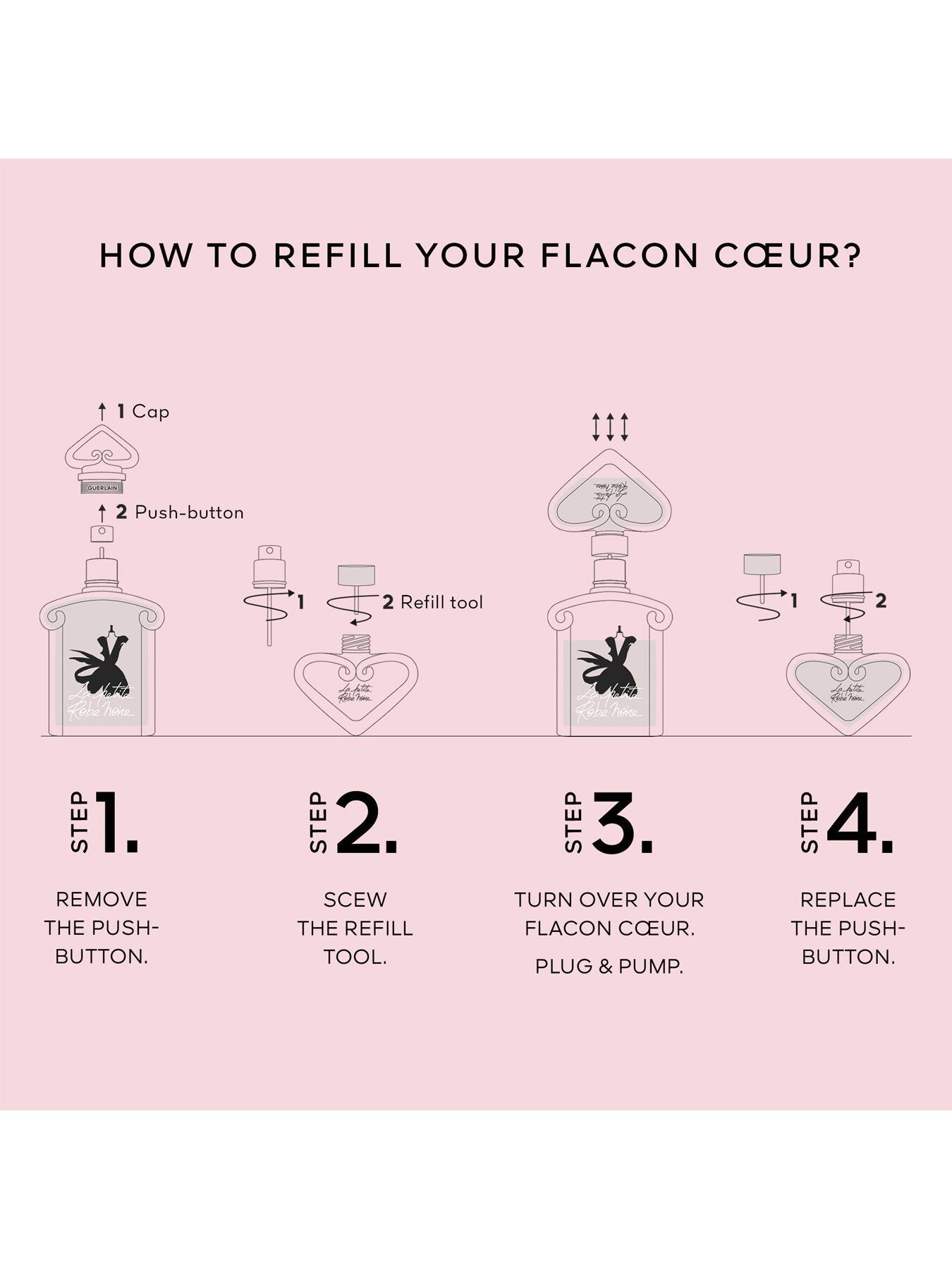 La Petite Robe Noire Le Flacon Coeur Eau de Parfum 125ml