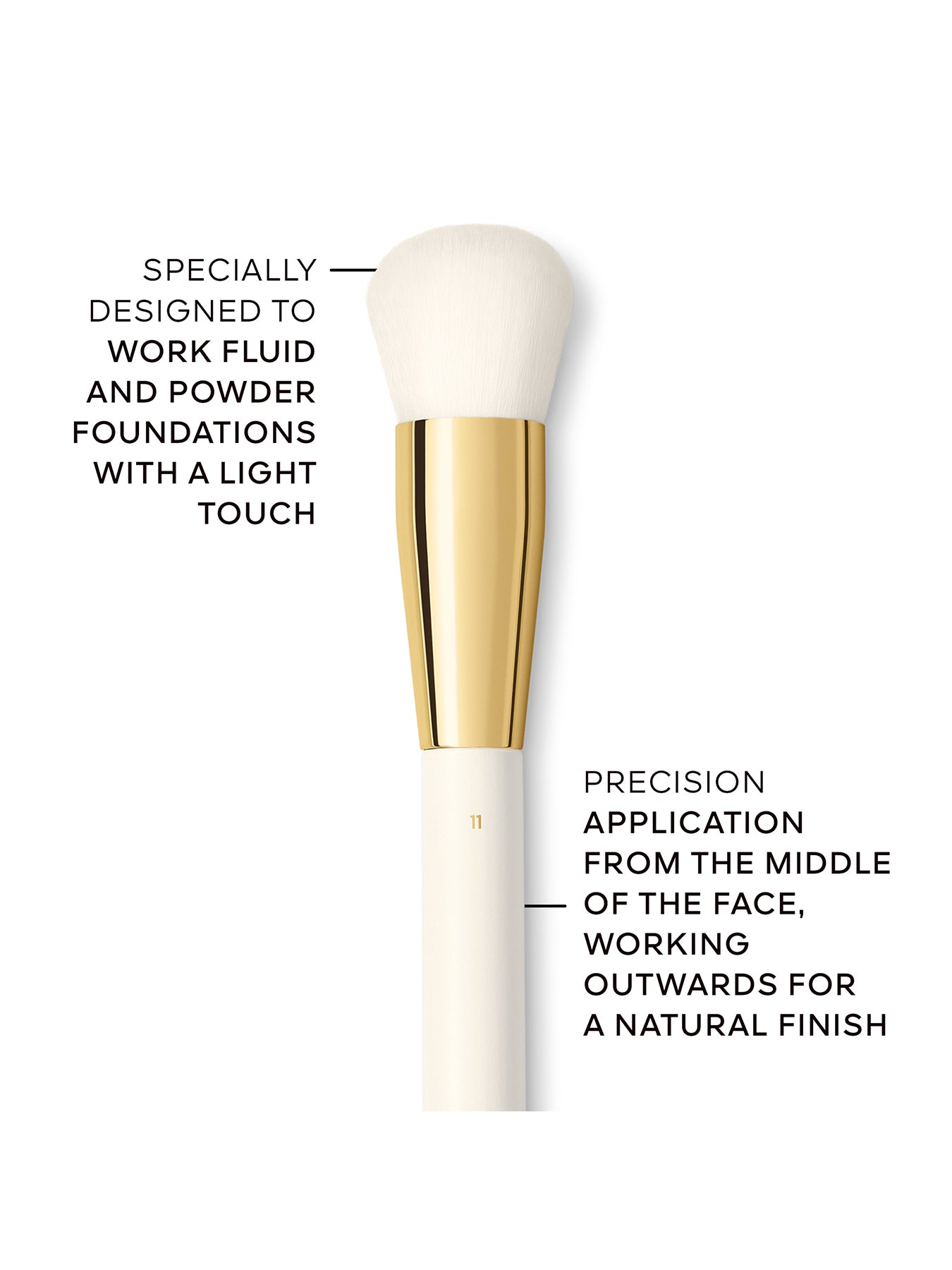 Makeup Brush FluidPowder Foundation