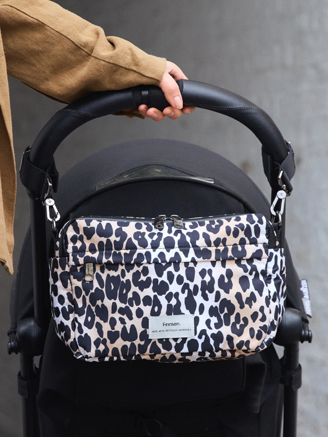 FRIDA Eco Stroller Organiser with Stroller Clips