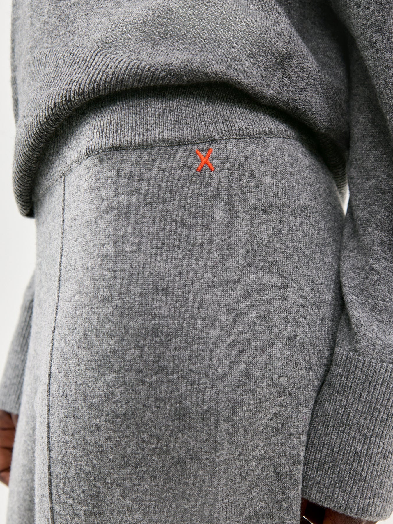 Wide Leg Track Pant Grey