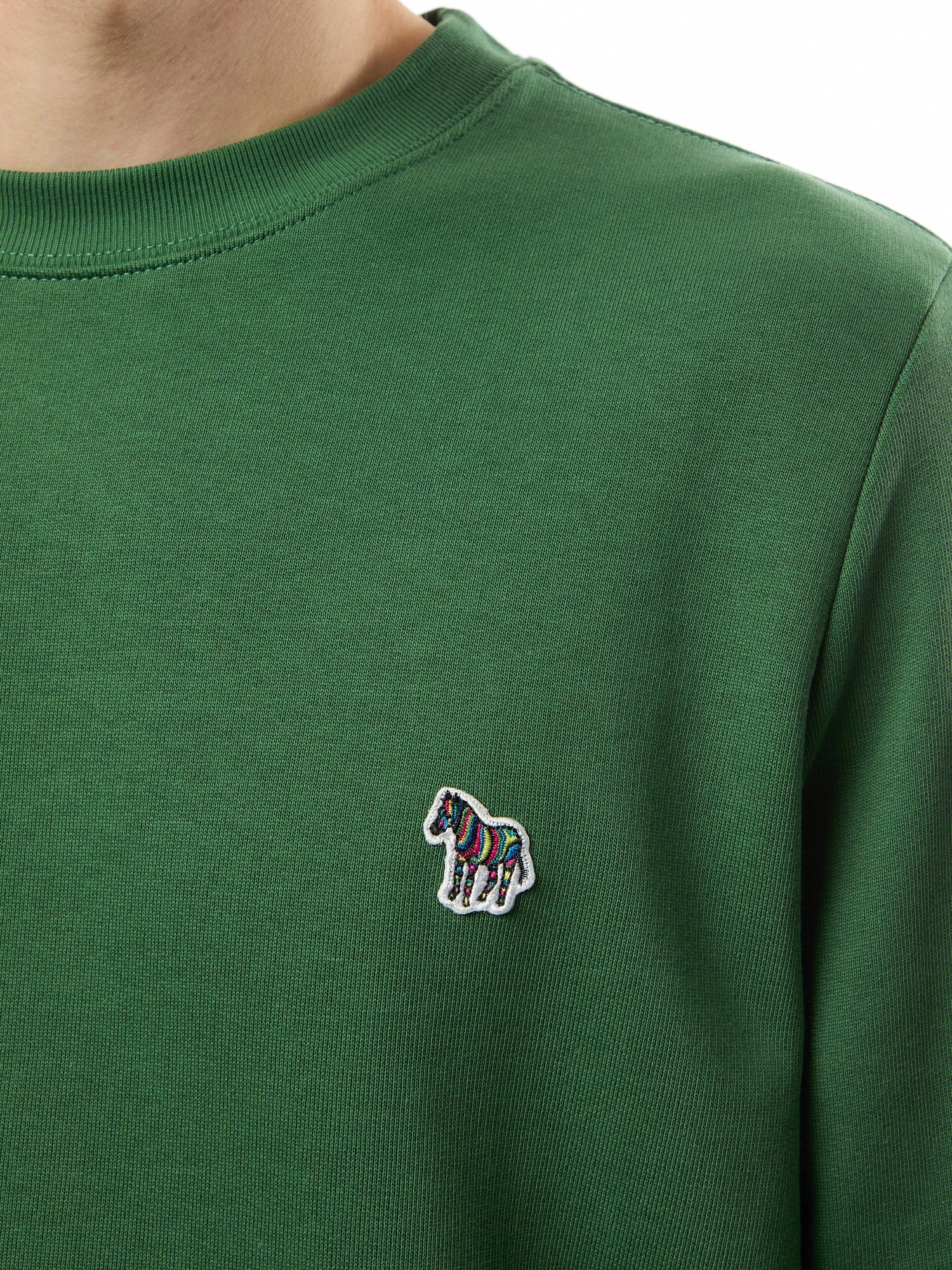 Zebra Logo Organic Cotton Sweatshirt