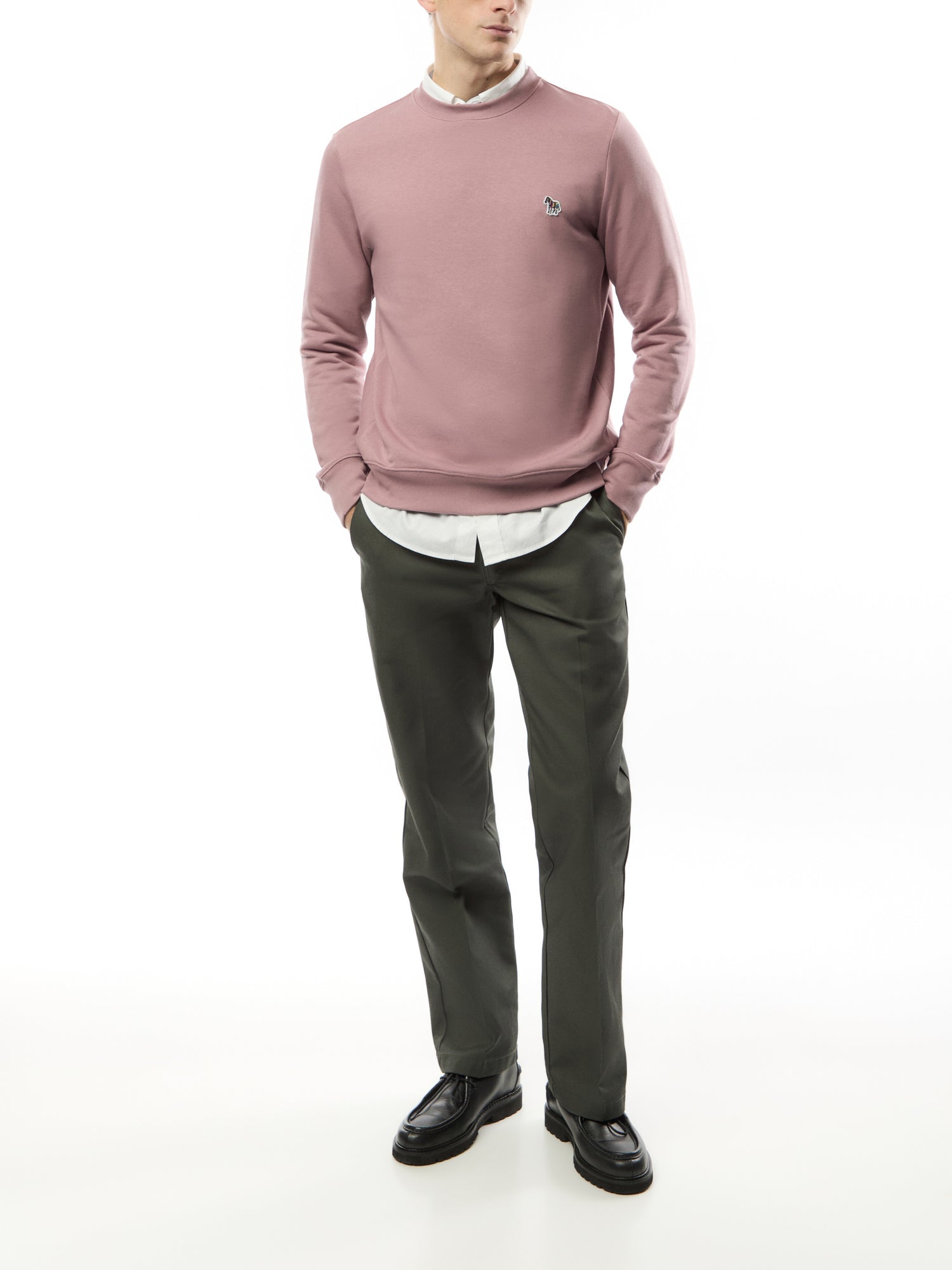 Zebra Logo Organic Cotton Sweatshirt