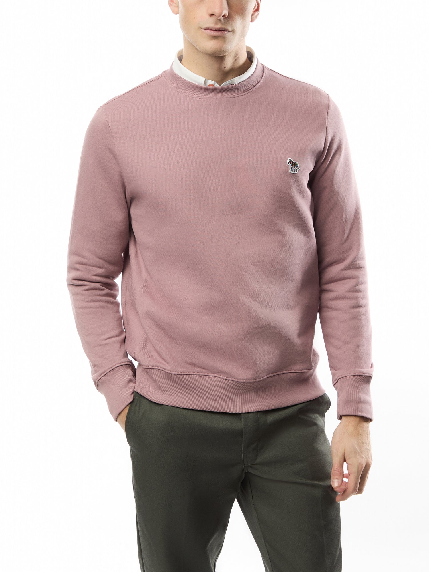 Zebra Logo Organic Cotton Sweatshirt