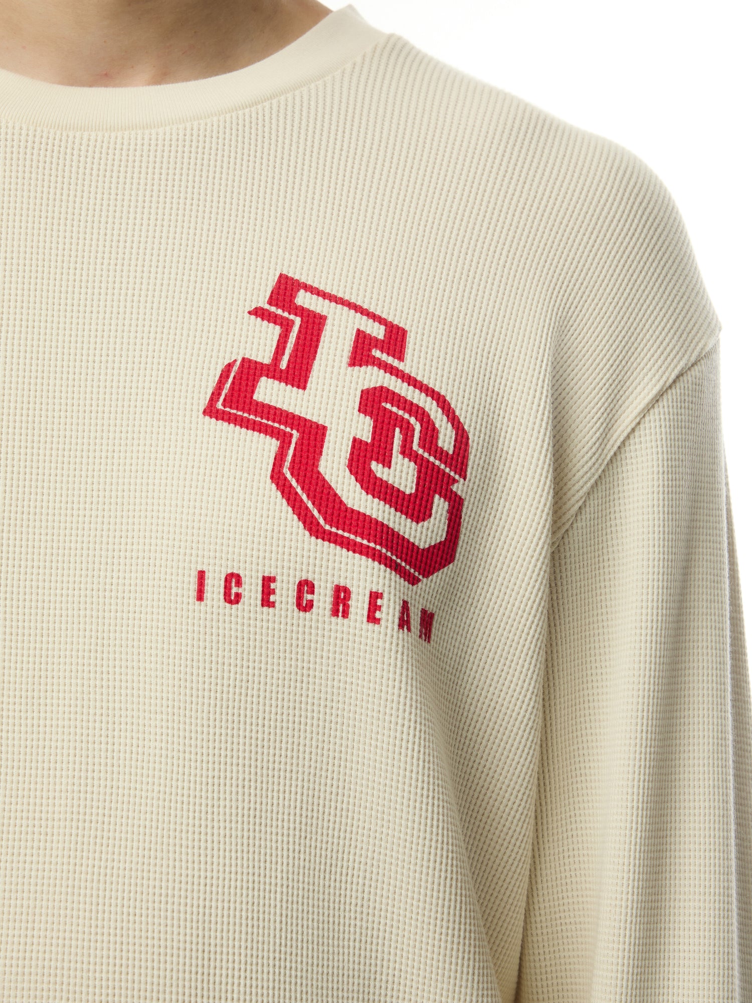 Waffle Long Sleeve Crewneck T-Shirt