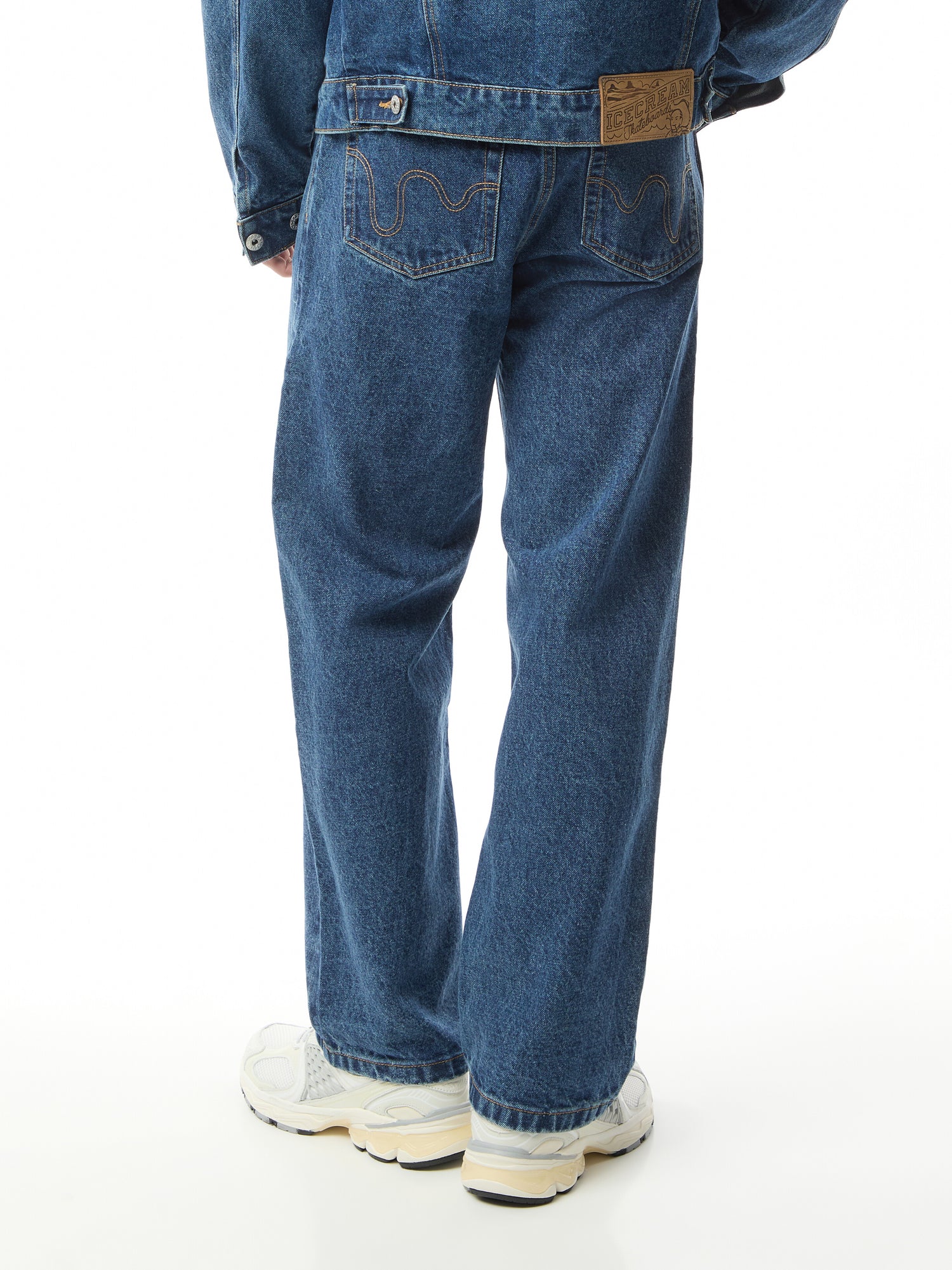 Running Dog Double Scoop Denim Pant