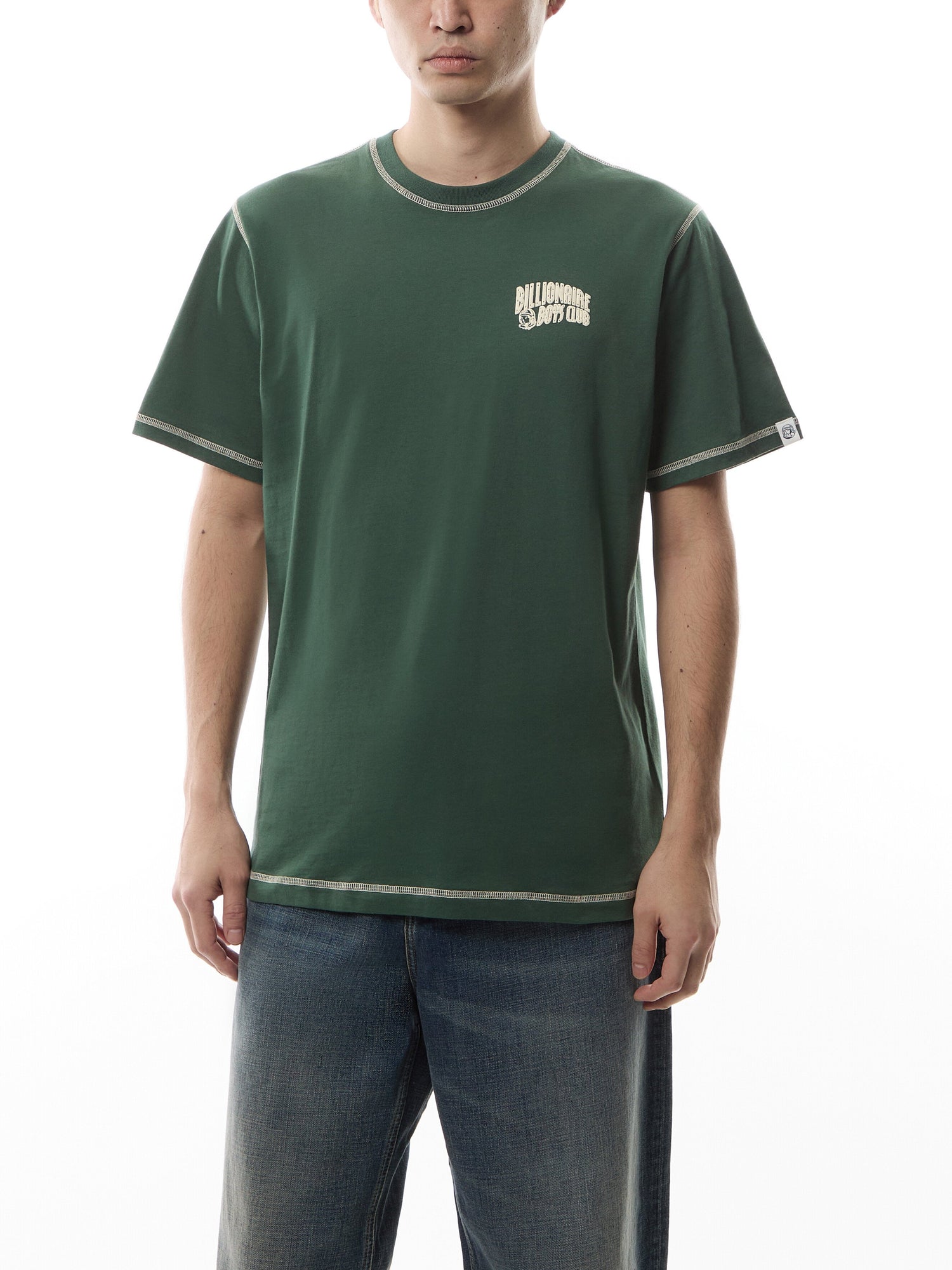 Puff Small Arch Logo Contrast Stitch T-Shirt