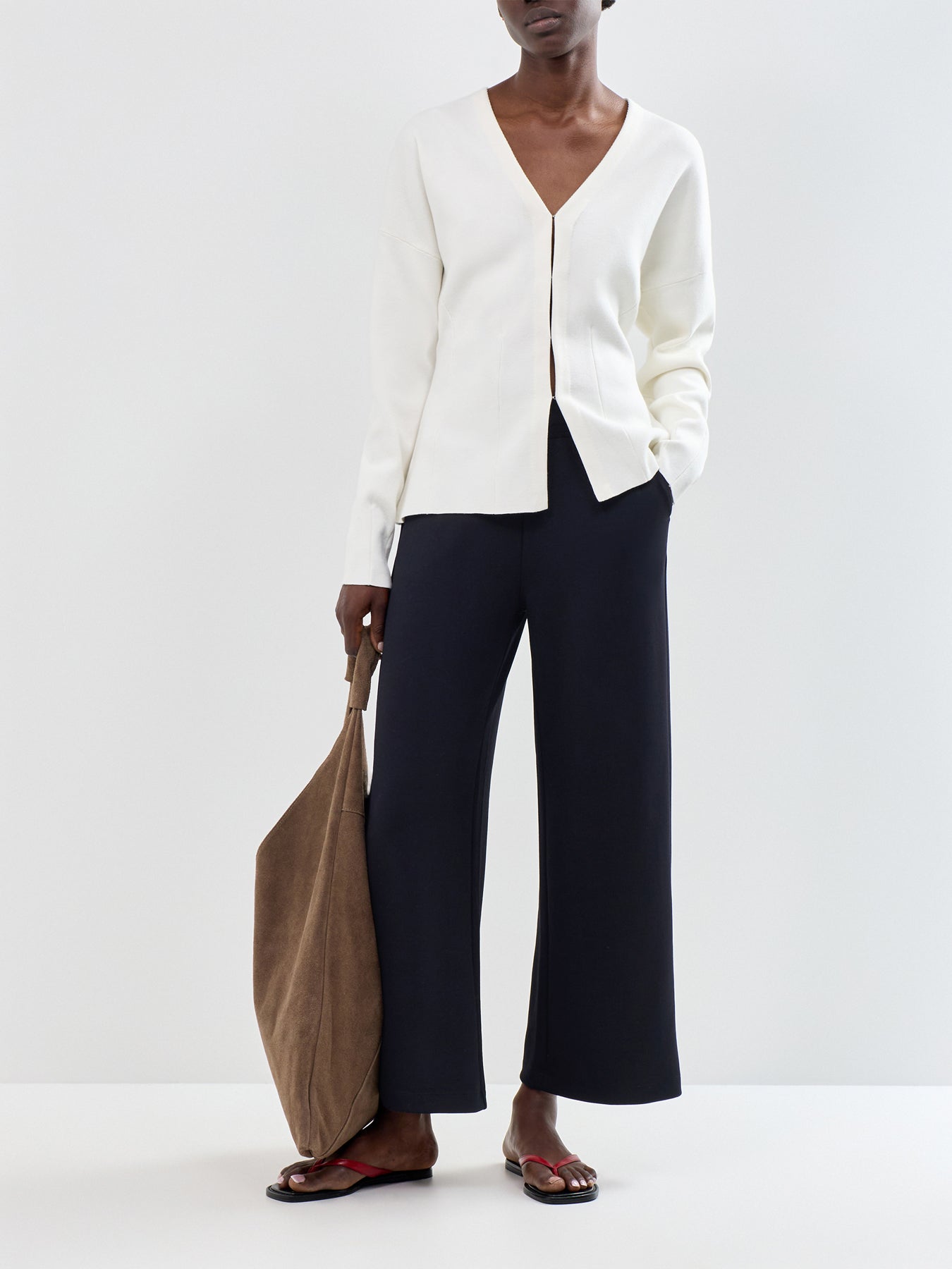 Banu Wide Leg Trousers Black