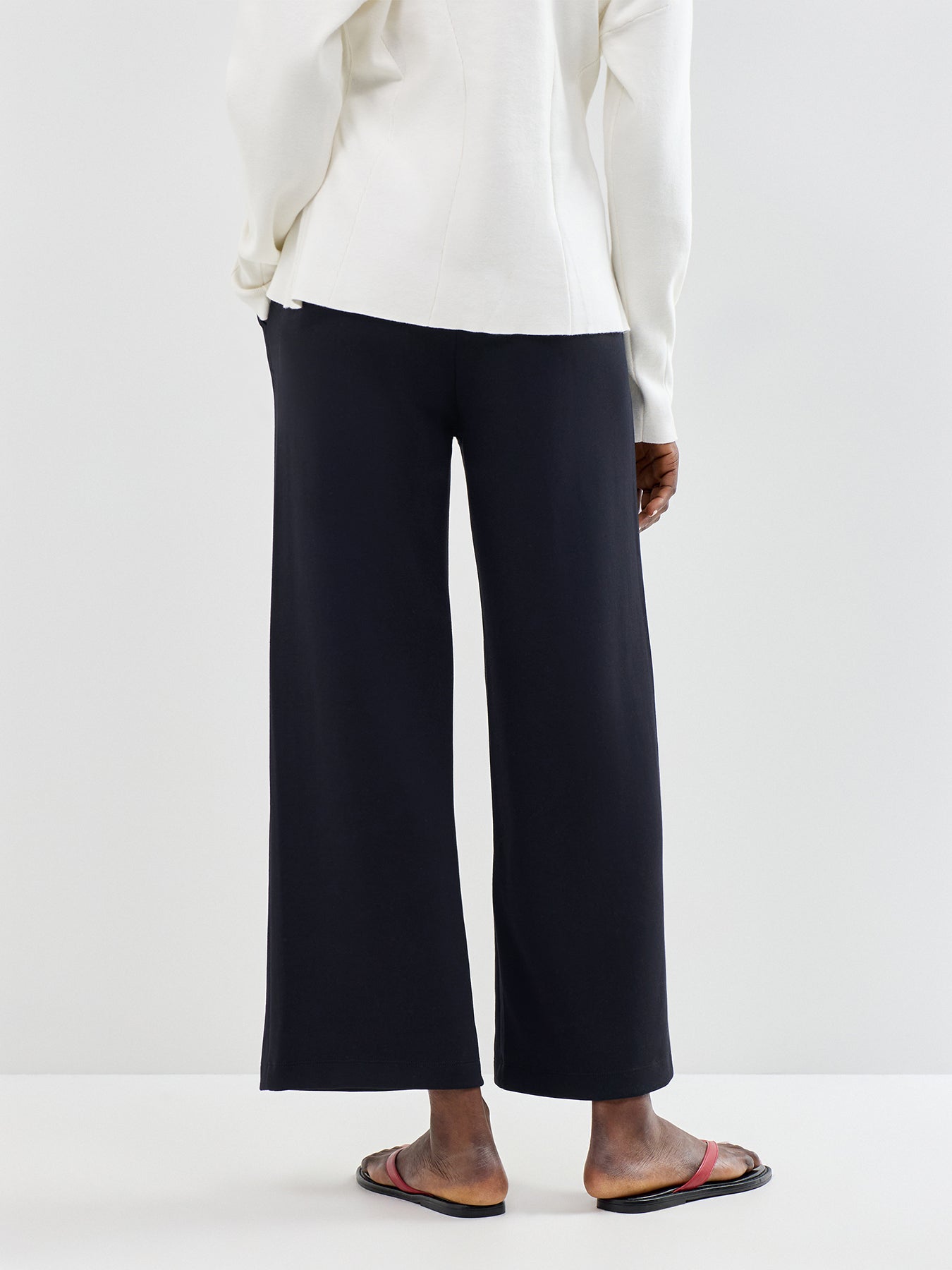 Banu Wide Leg Trousers Black