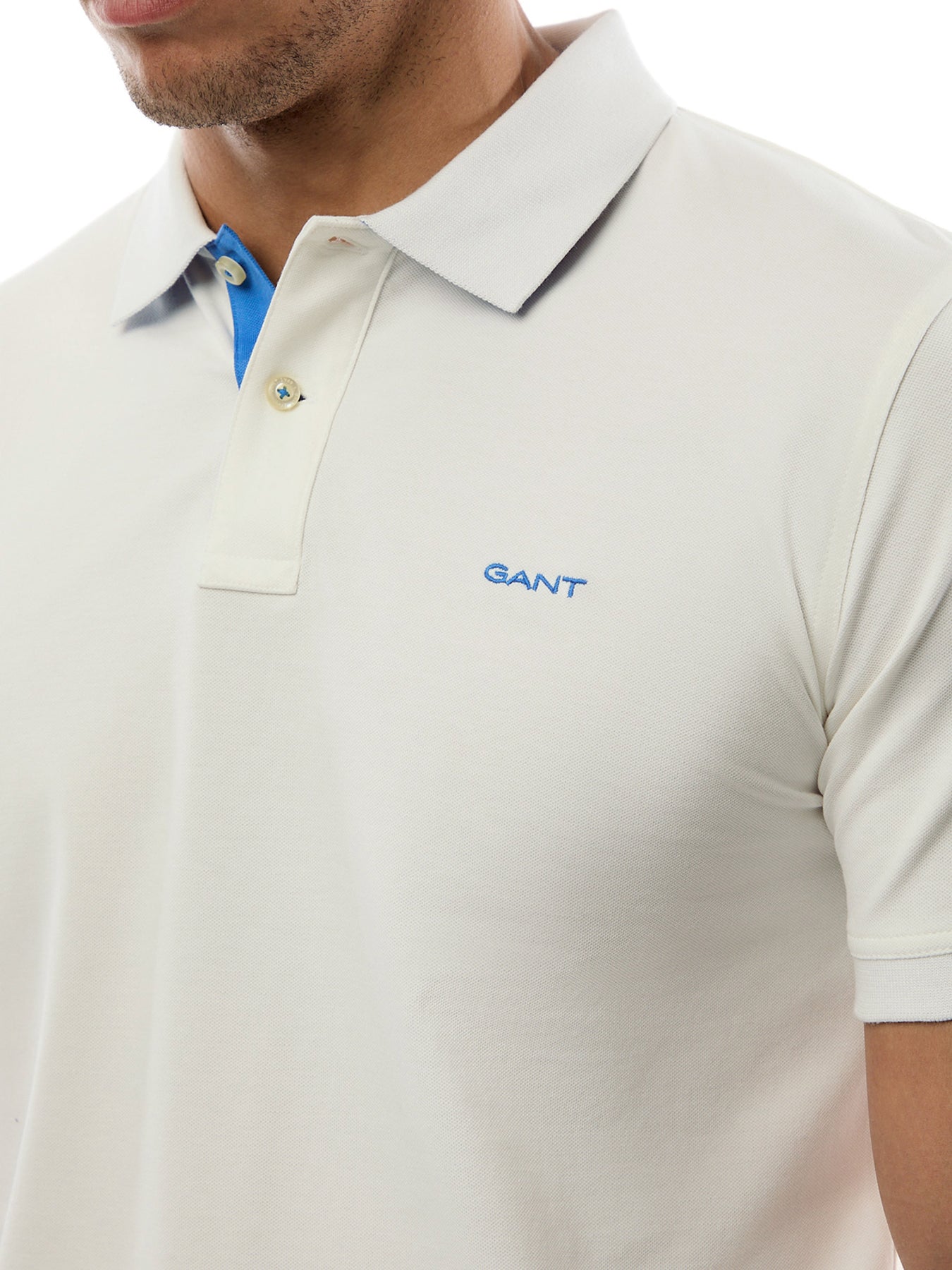 Contrast Piqué Polo Shirt