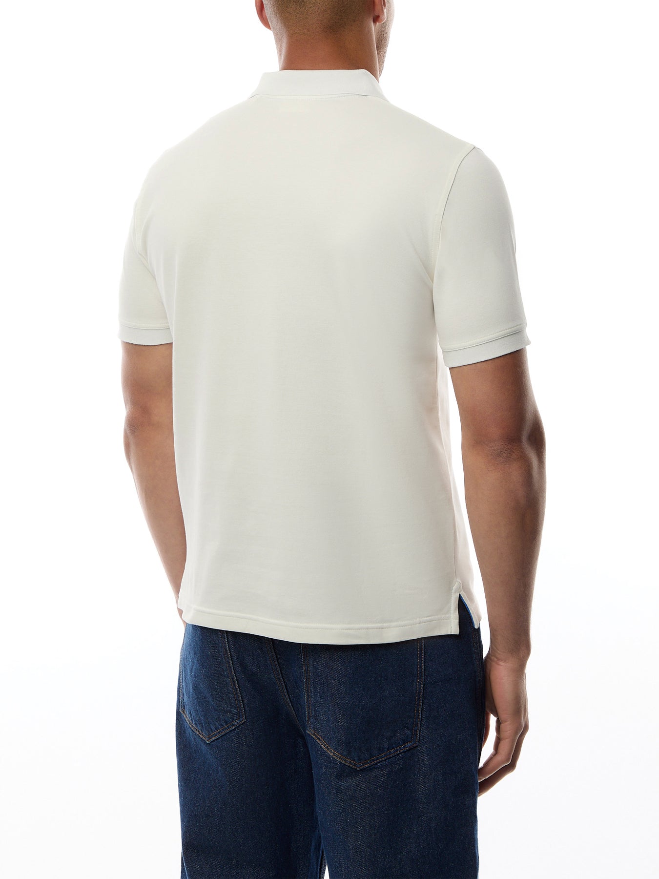 Contrast Piqué Polo Shirt